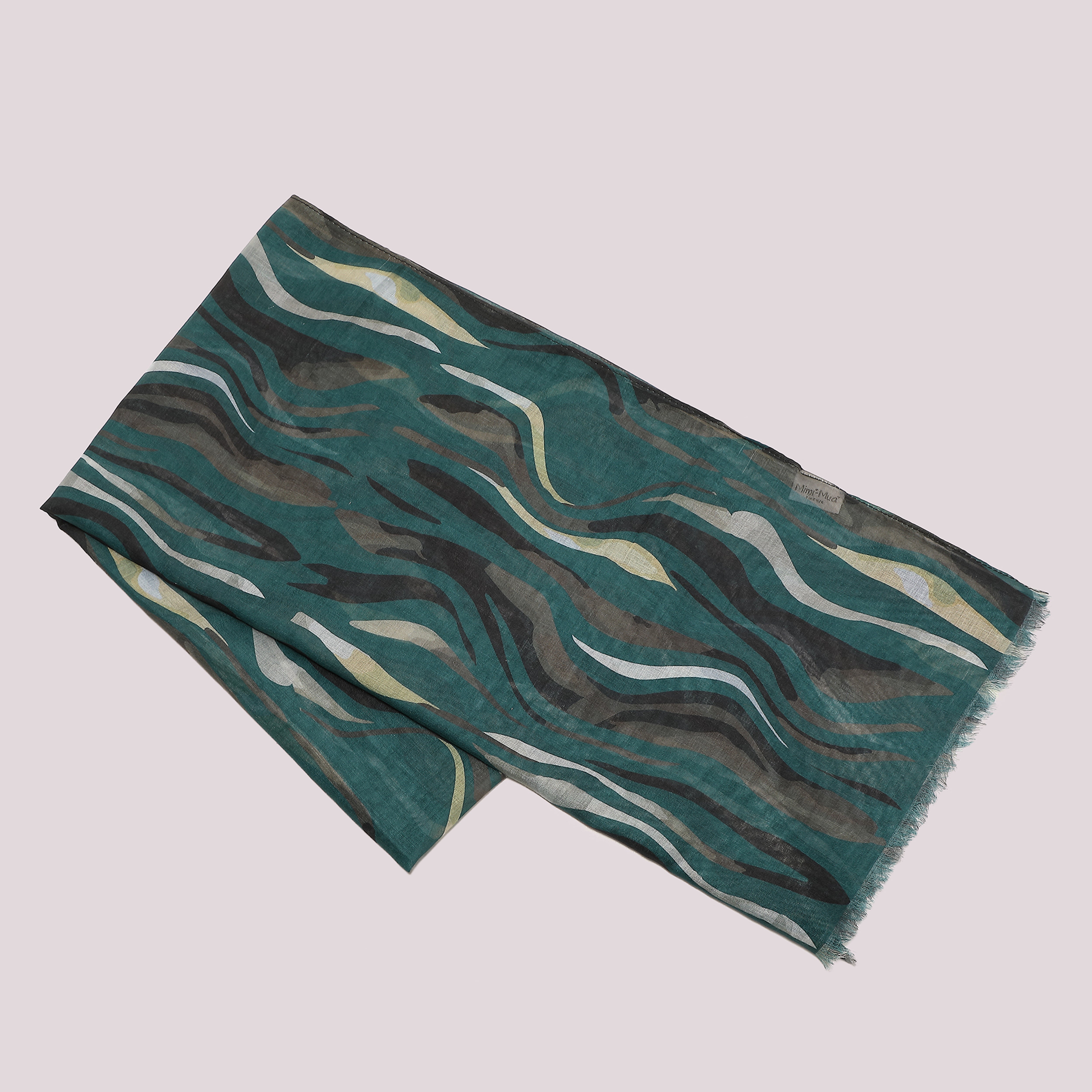 Mimi Mua Foulard Strisce Zebra 180x80 Moro