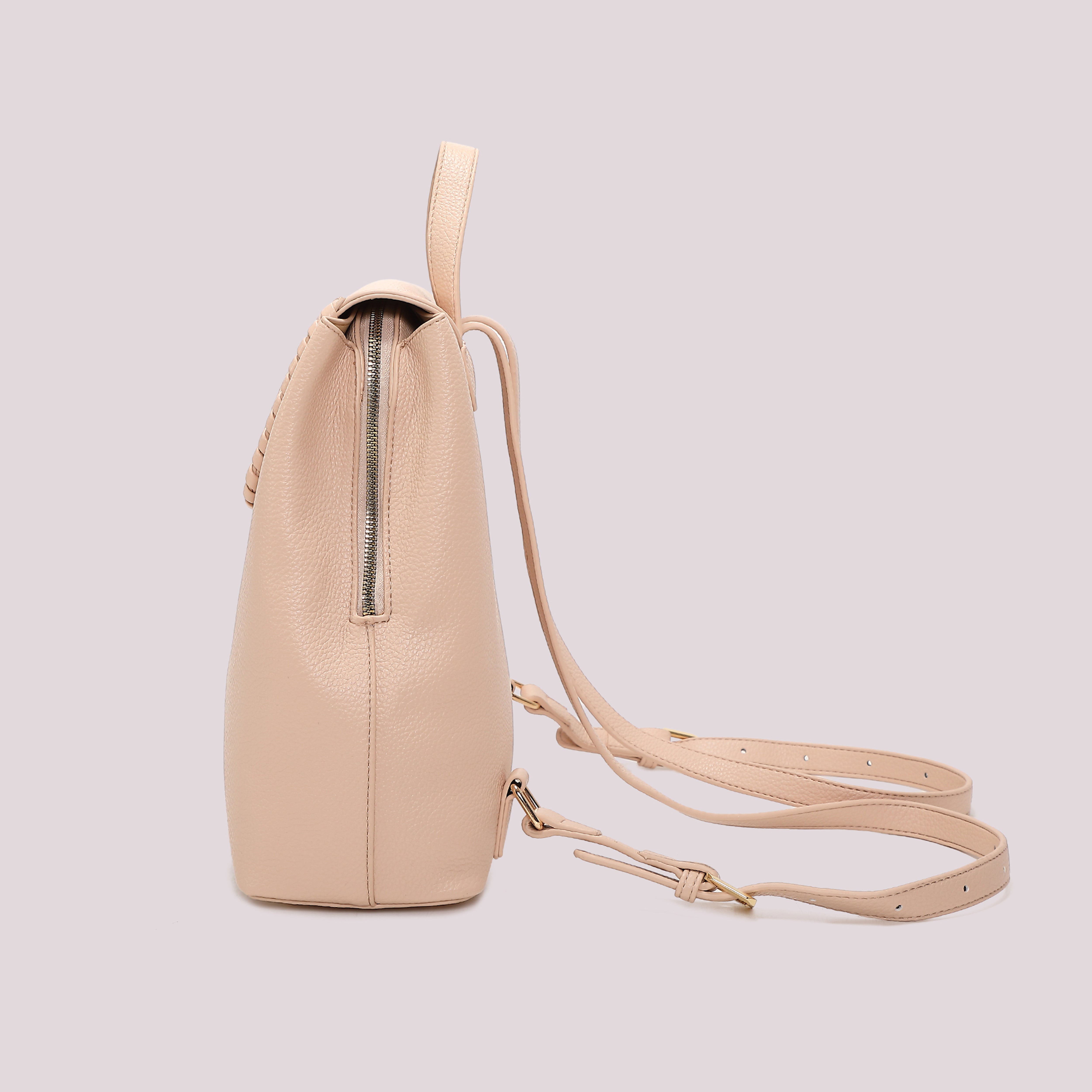 Mimi Mua Zaino Bordo Intrecciato Nero poliuretano 27,5 cm