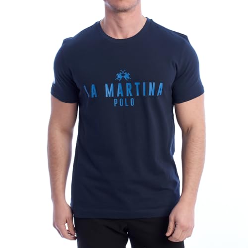 La Martina YMR322-JS206 t-shirt uomo XXL girocollo