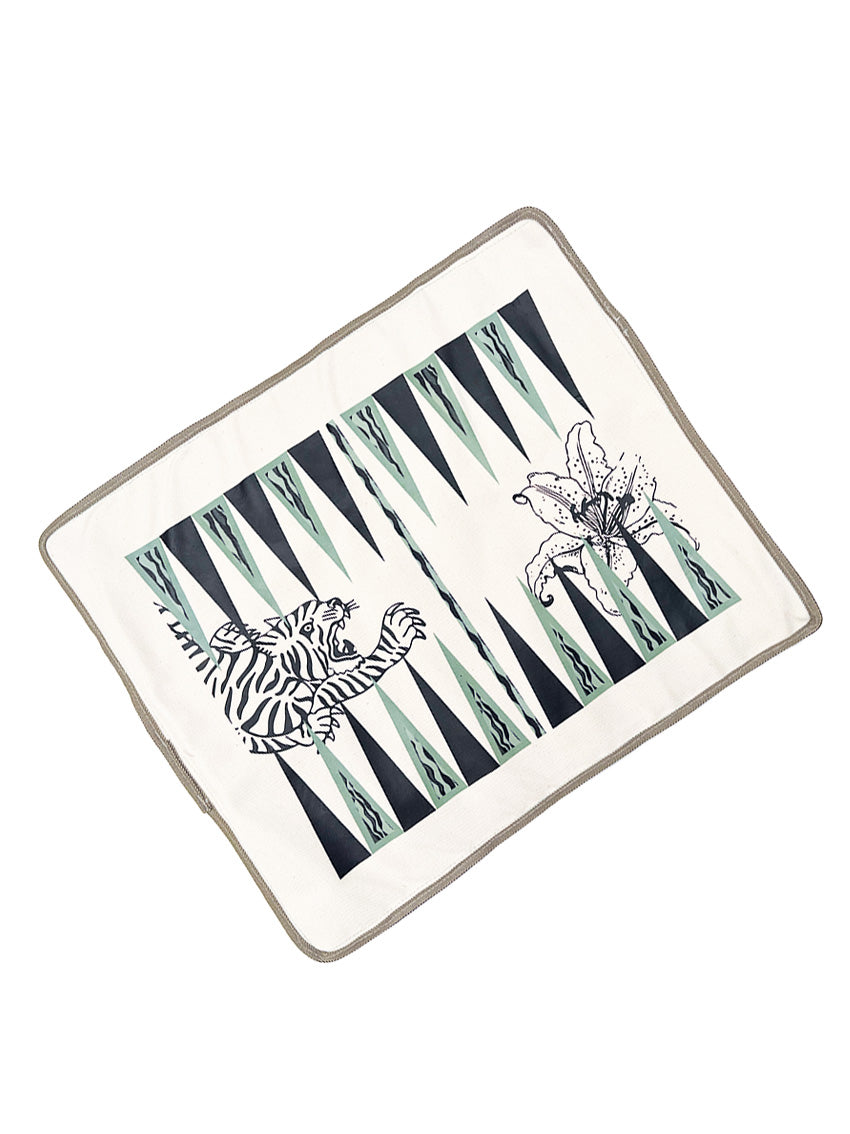 GiglioTigrato Travel Backgammon 10 gioco arrotolabile