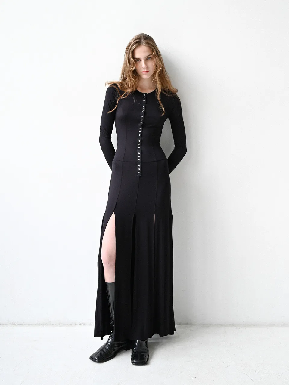 Giglio Tigrato Fernanda Dress I abito S-M nero viscosa