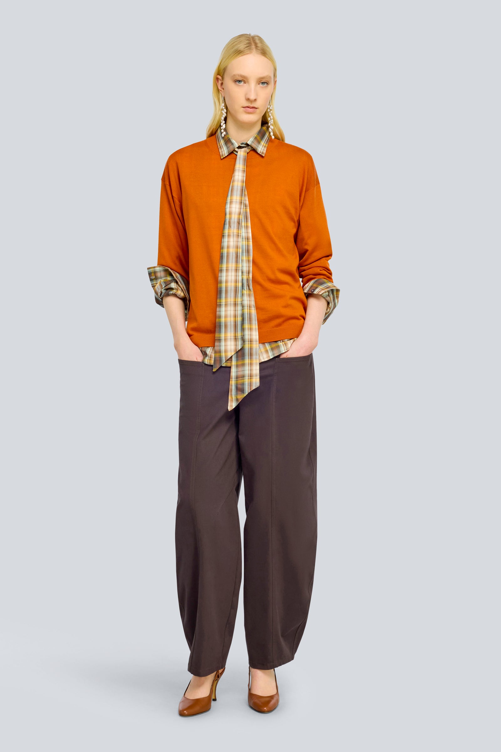 Semicouture Haley maglia lana toffe manica lunga