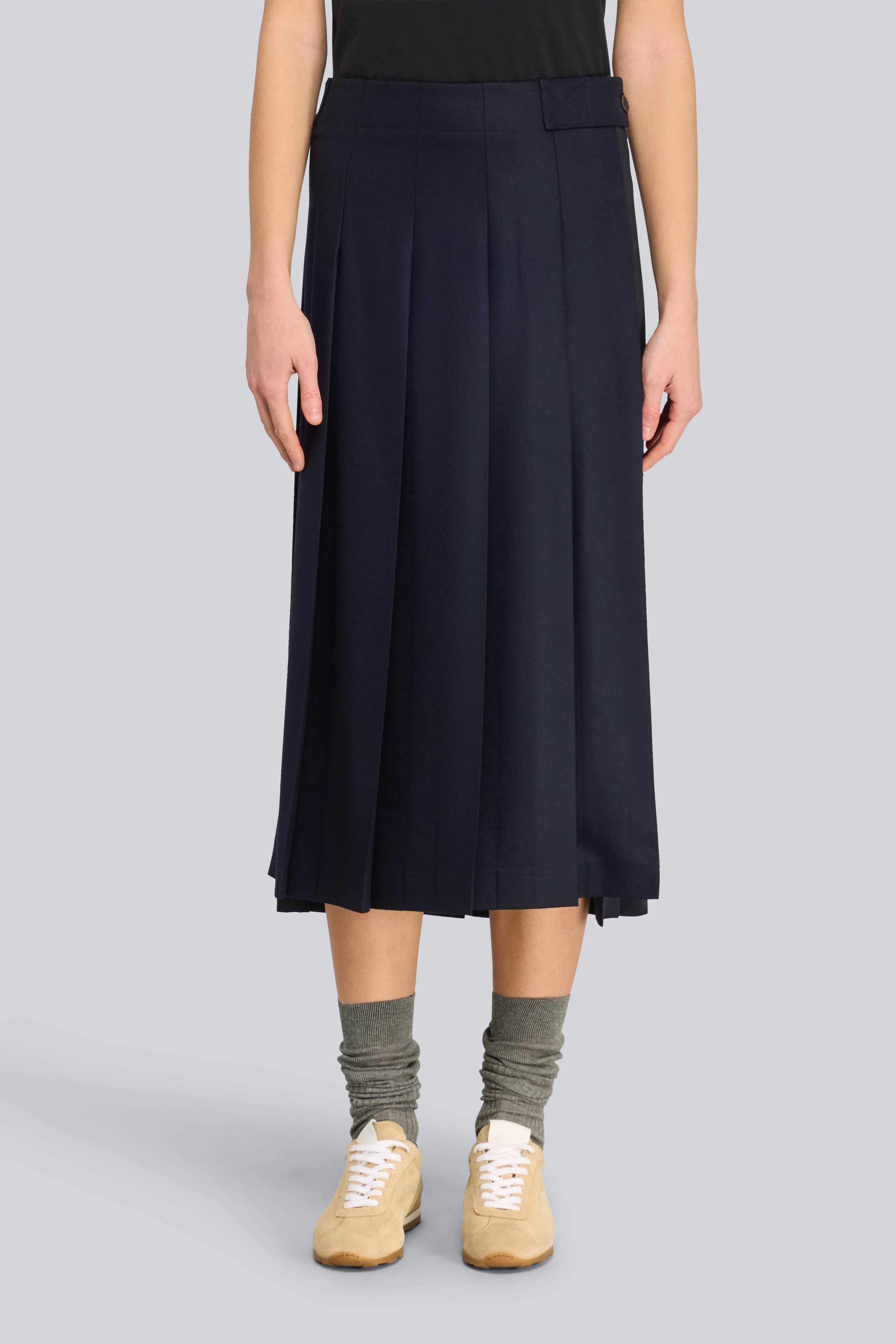 Semicouture Tempest gonna blu notte flanella