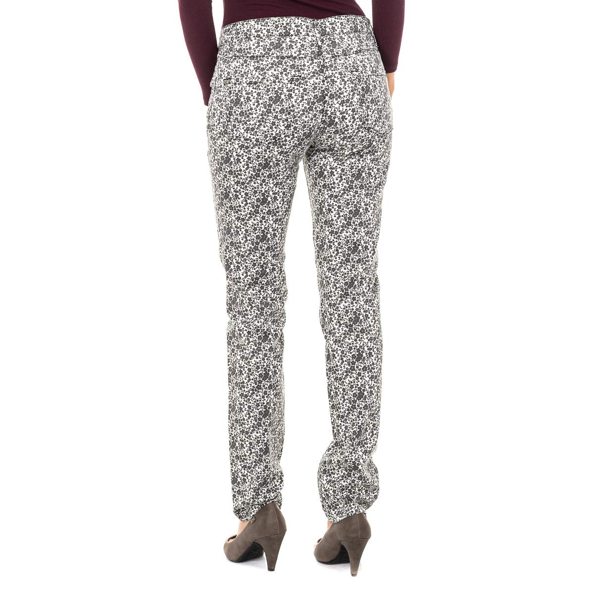 La Martina LWT004 pantaloni donna lunghi fantasia floreale
