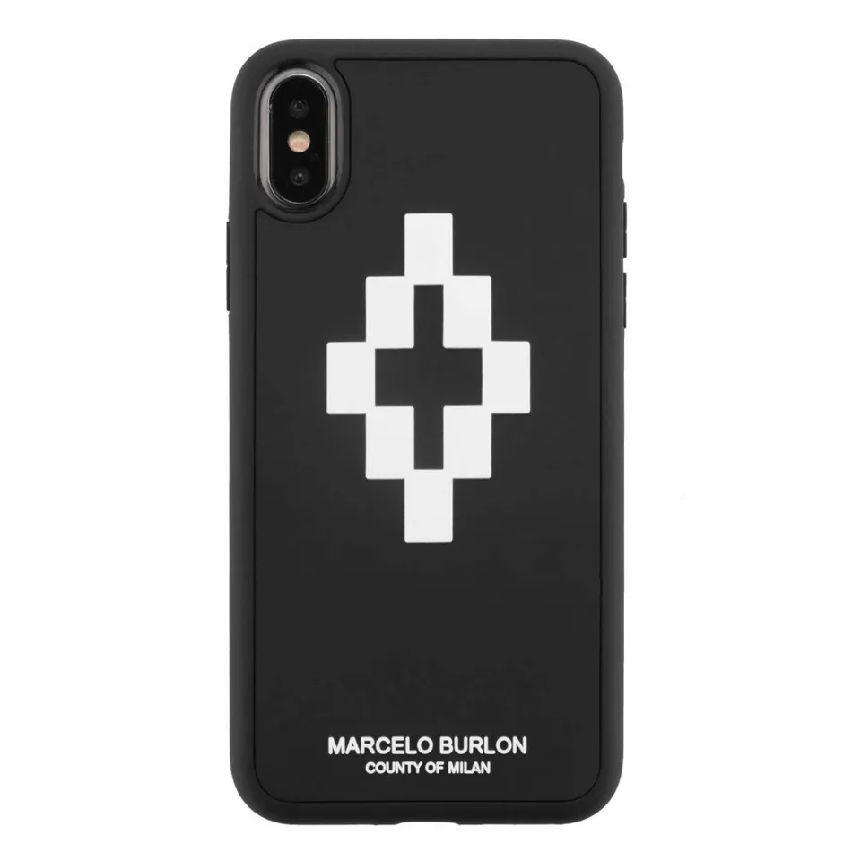 Marcelo Burlon County of Milan 3D Cross custodia iPhone XS/X semirigida