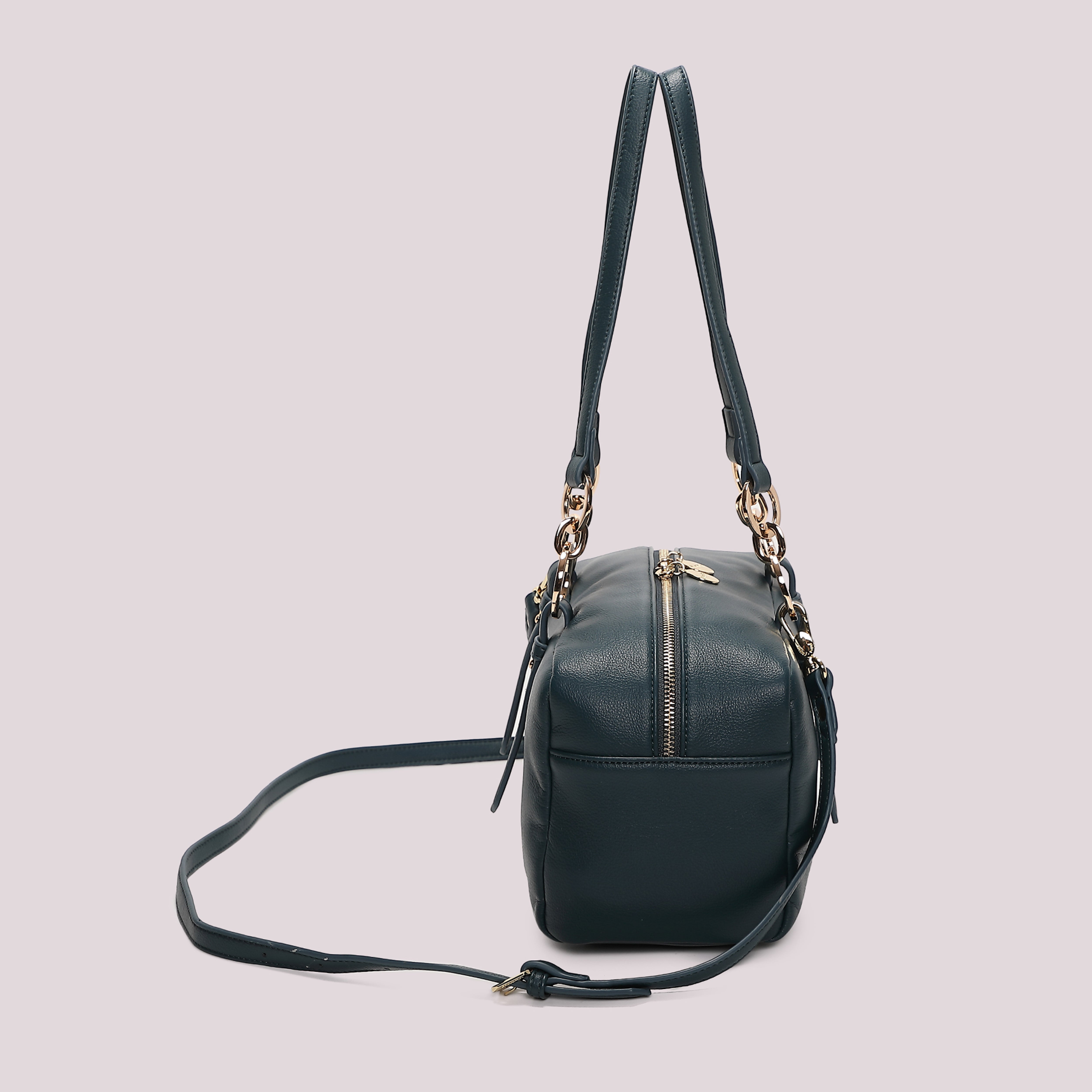 Mimi Mua Borsa Spalla Anelli borsa a spalla nero compatta