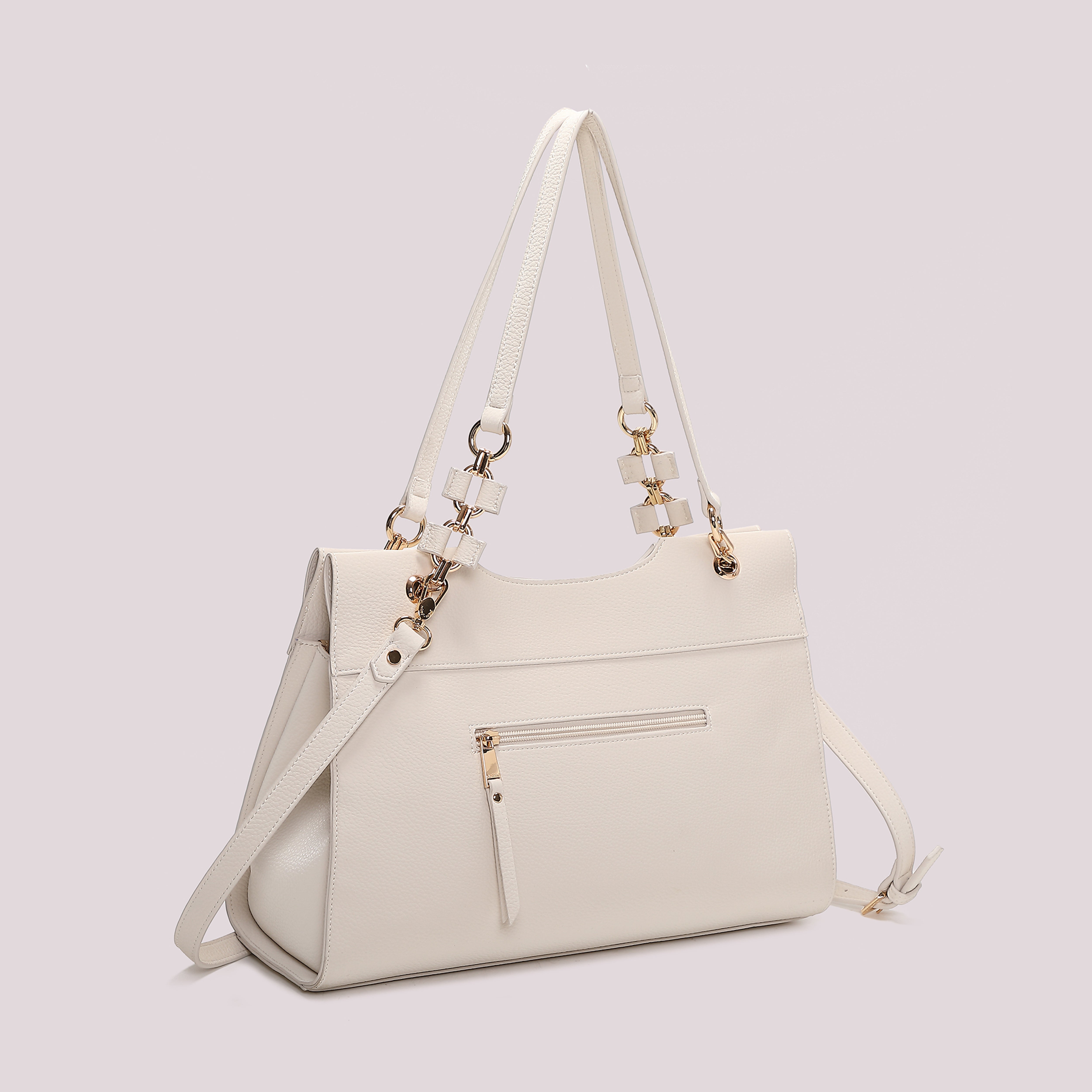 Mimi Mua Borsa Spalla Catena Manici Nero 38cm