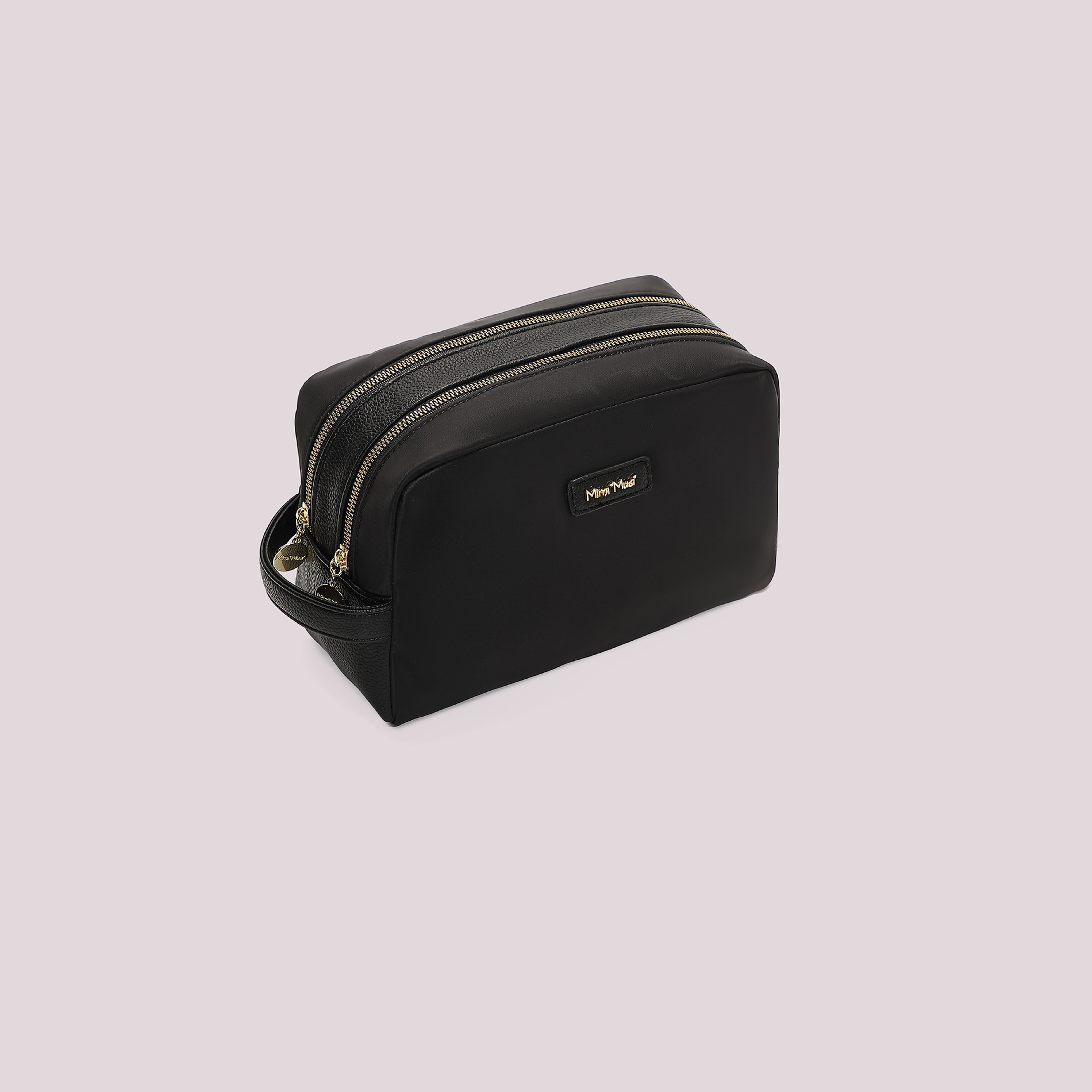 Mimi Mua Beauty Case Nylon Nero 24cm Trucco