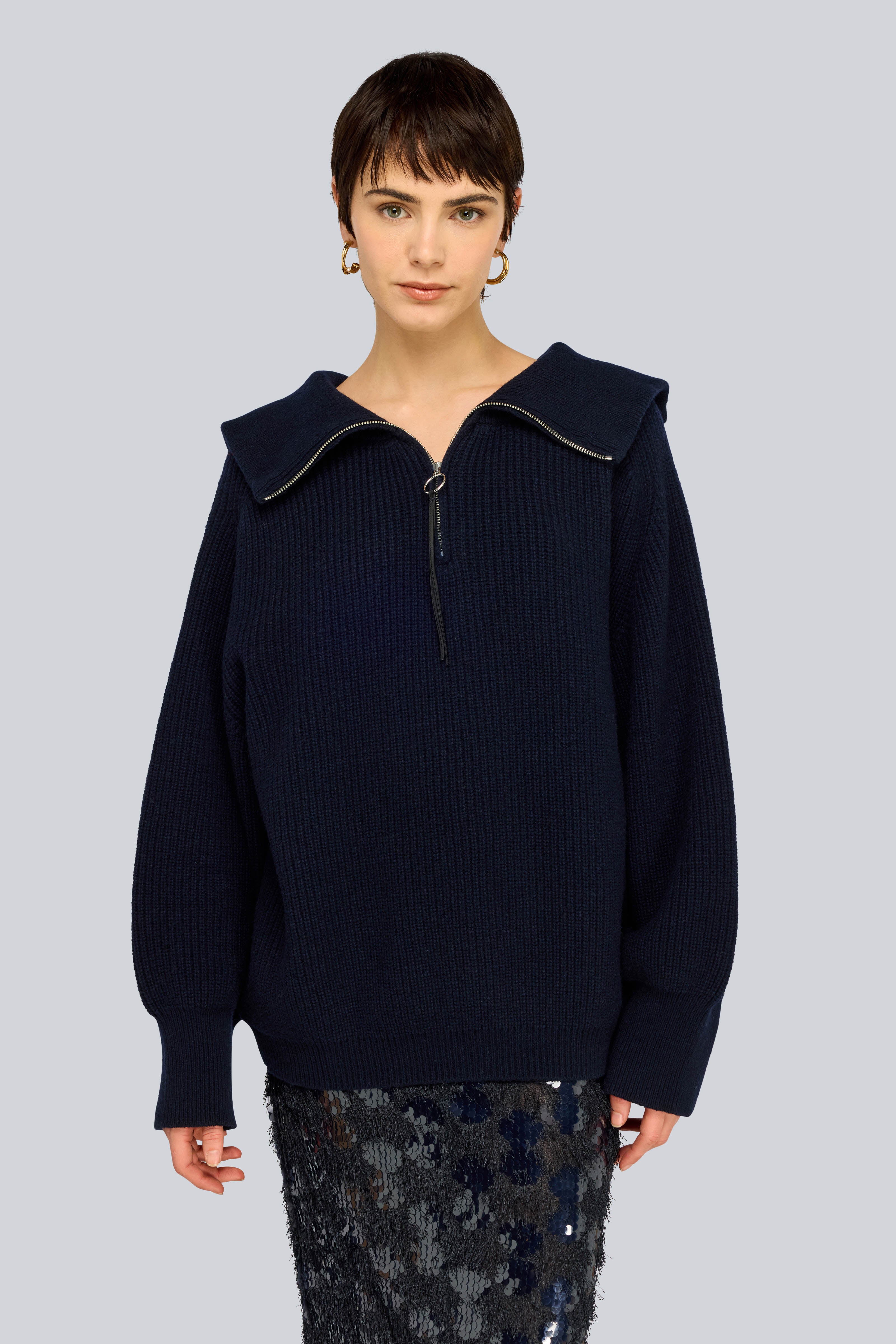 Semicouture Dolcevita Lana Maglia Pannocchia