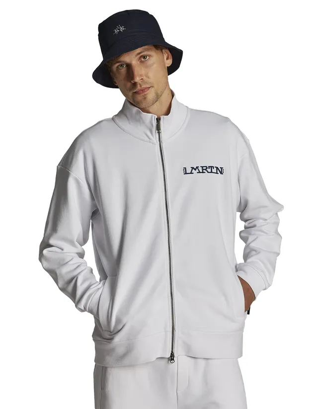 La Martina TMF601-FP533 felpa uomo con zip taglia S