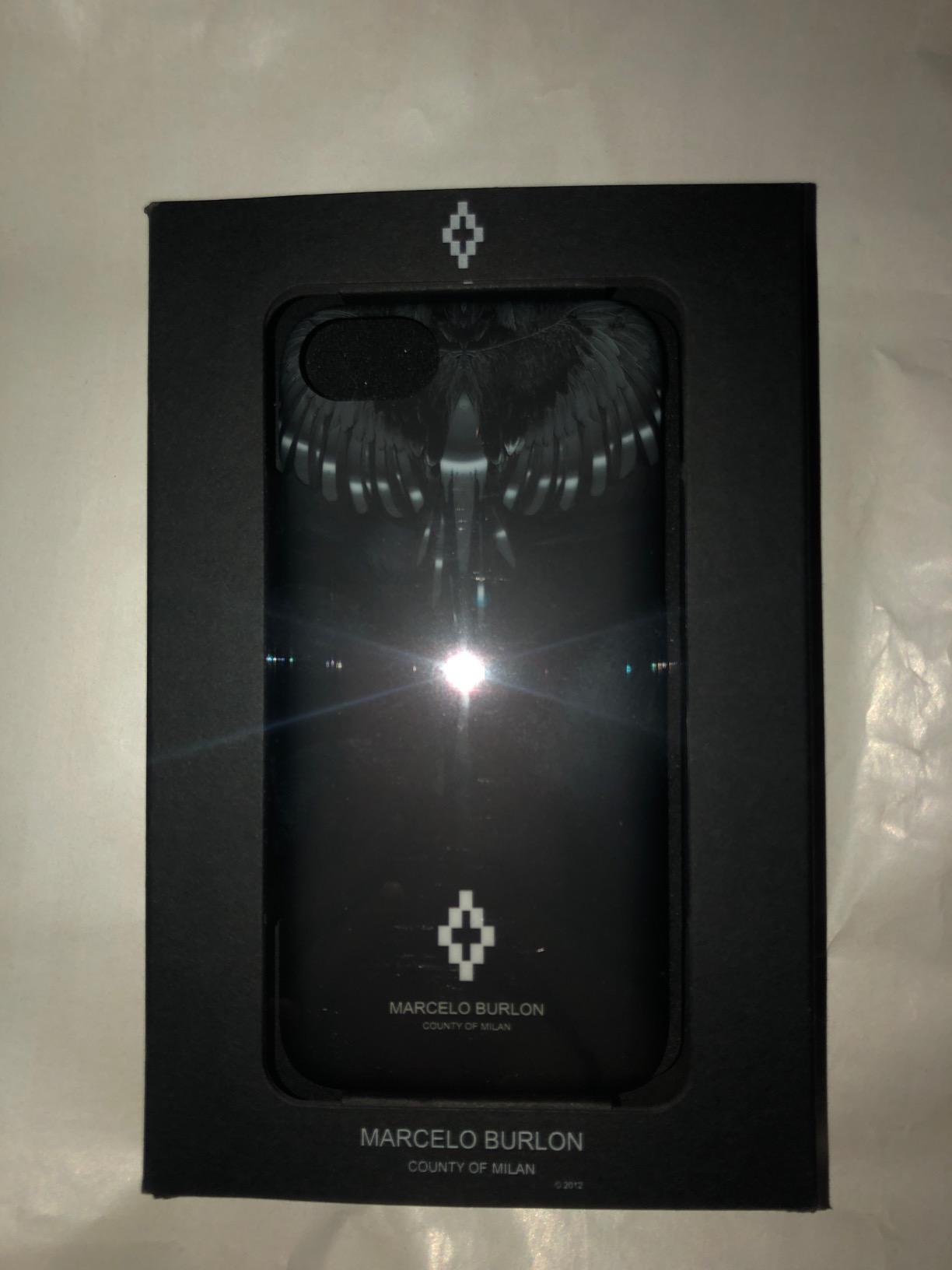 Marcelo Burlon County of Milan Wings Silver cover iPhone 8 slim