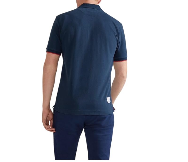 La Martina CCMP11 PK001 polo uomo bianco cotone