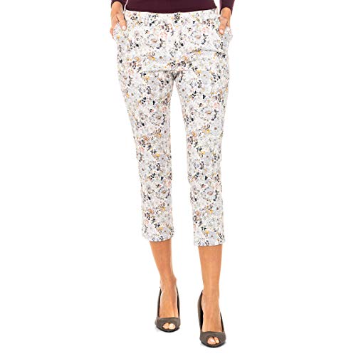 La Martina LWT011 pantaloni donna dritti con cintura