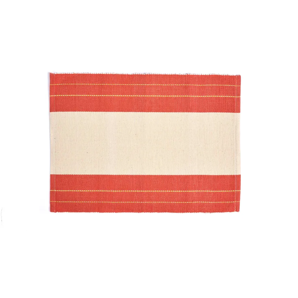 On Earth Cooperative Collection Selyn tovaglietta cotone arancio 46x33