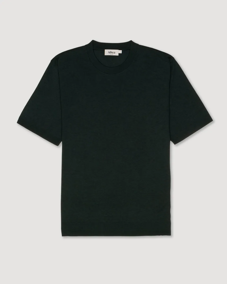 Altea Cyrill t-shirt lyocell verde petrolio