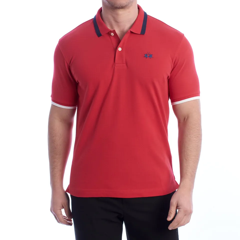 La Martina YMP006 PK001 Polo Uomo Slim Fit Cotone