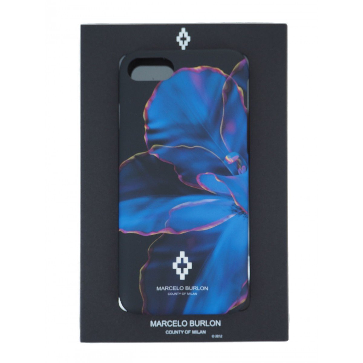 Marcelo Burlon Blue Flower cover iPhone 6/7/8 rigida