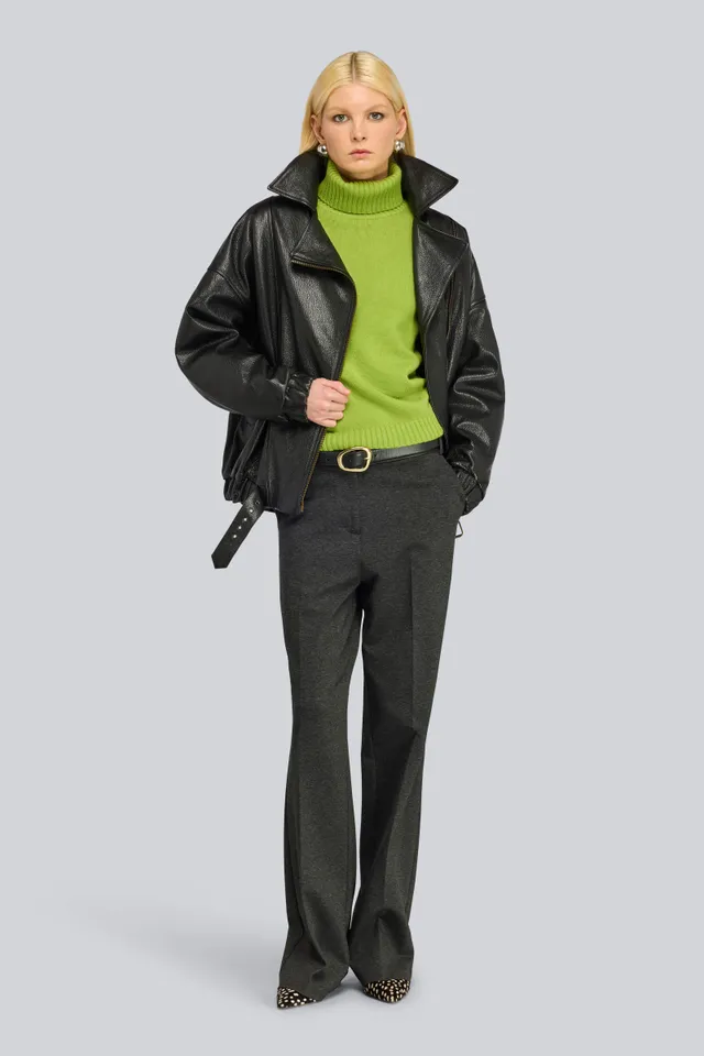 Semicouture Ralphina dolcevita avocado misto cashmere