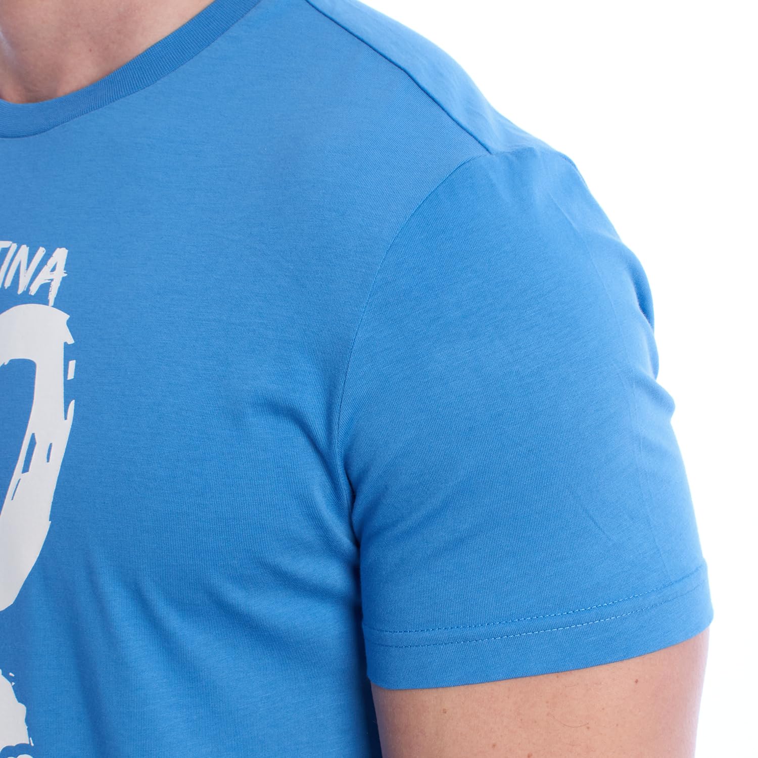 La Martina YMR323-JS206 T-shirt uomo cotone blu S
