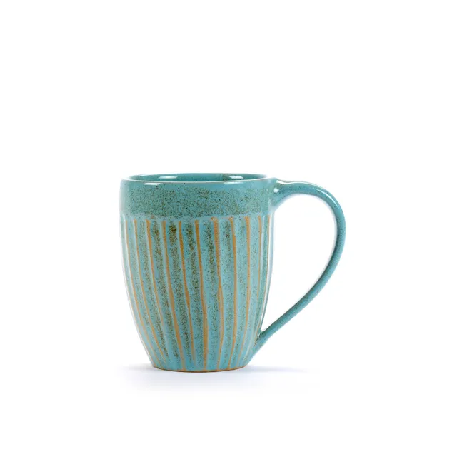 On Earth Cooperative Collection Aqua mug turchese gres Thimi