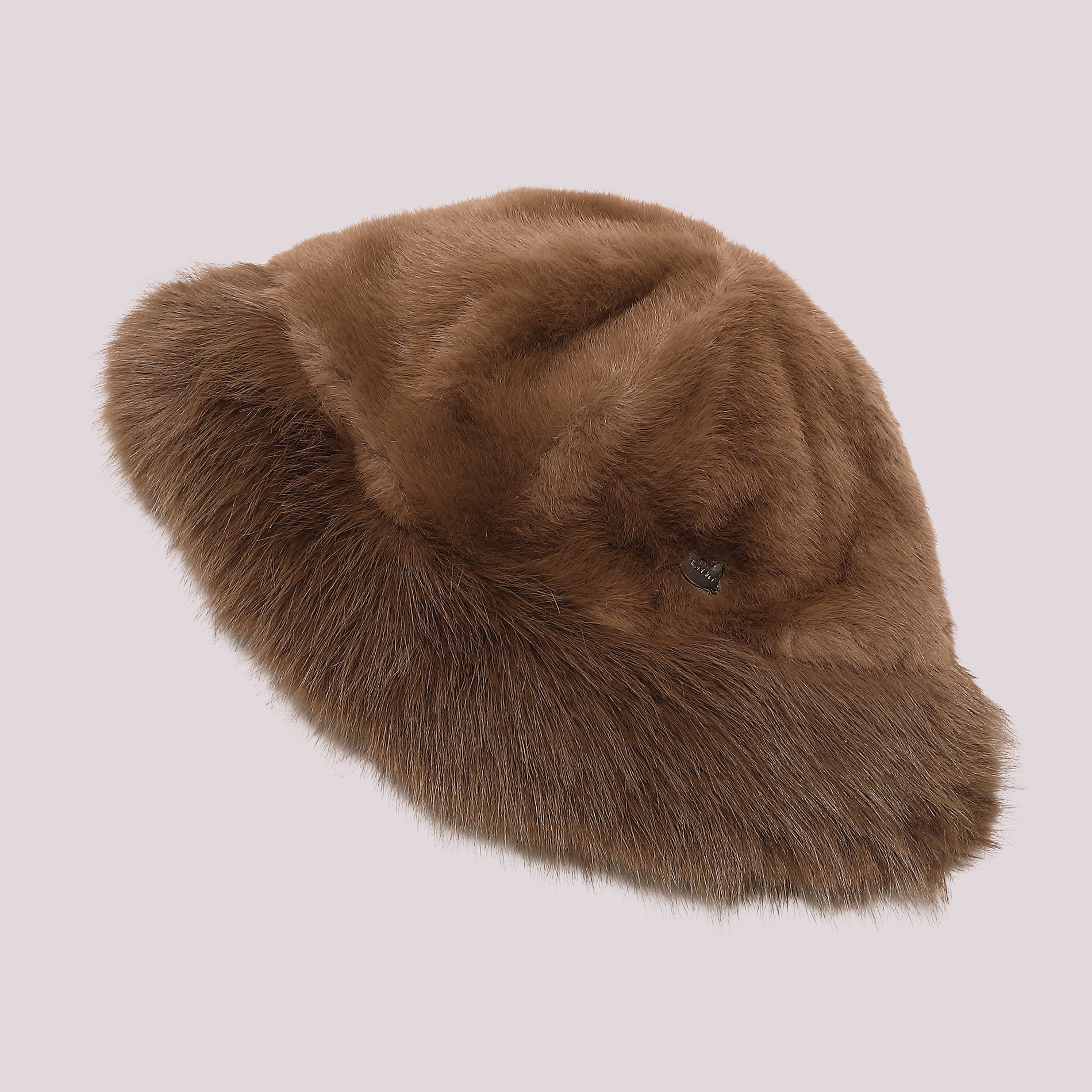 Mimi Mua Cloche Eco Pelliccia Cappello Nero