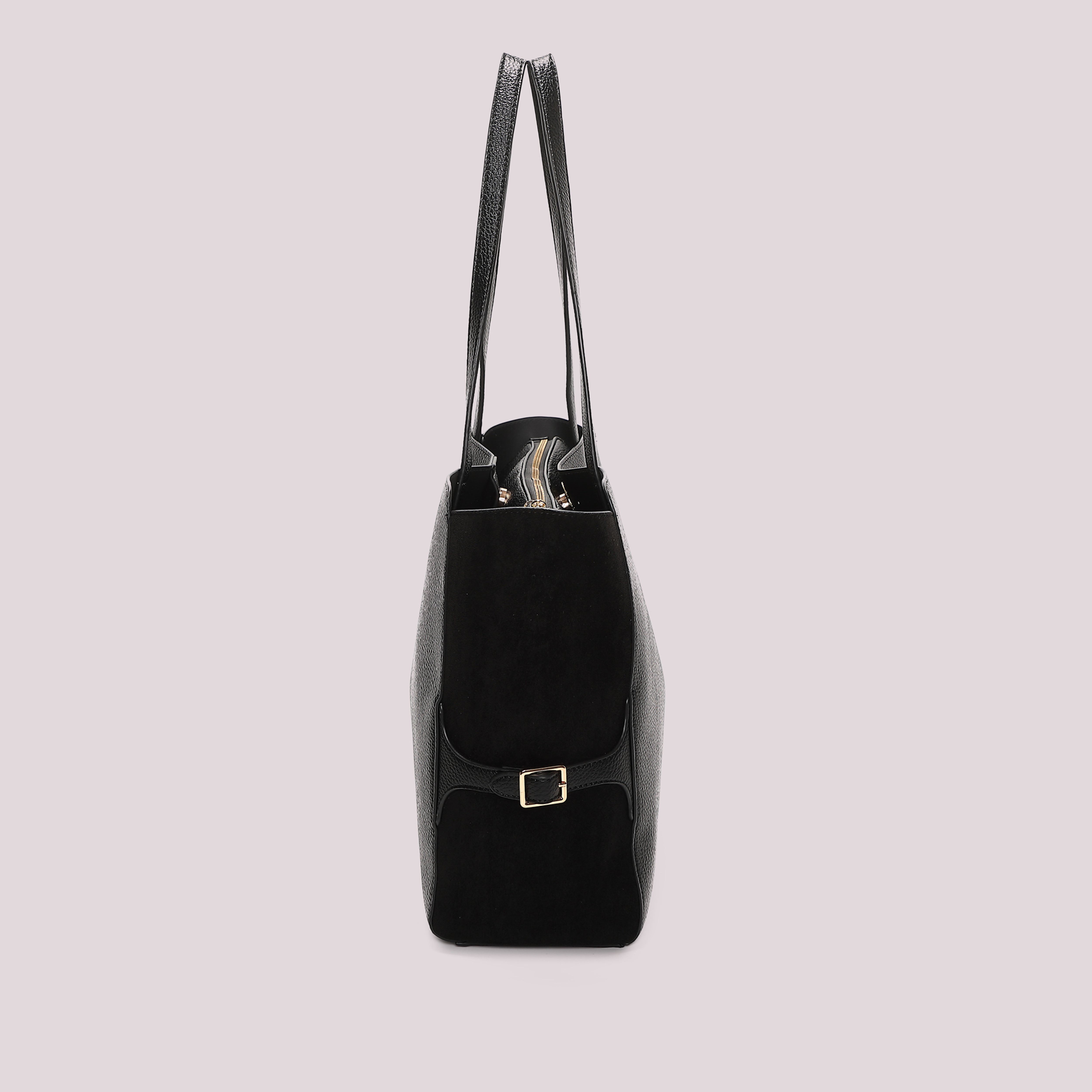 Mimi Mua Borsa Shopping borsa cinturino nero