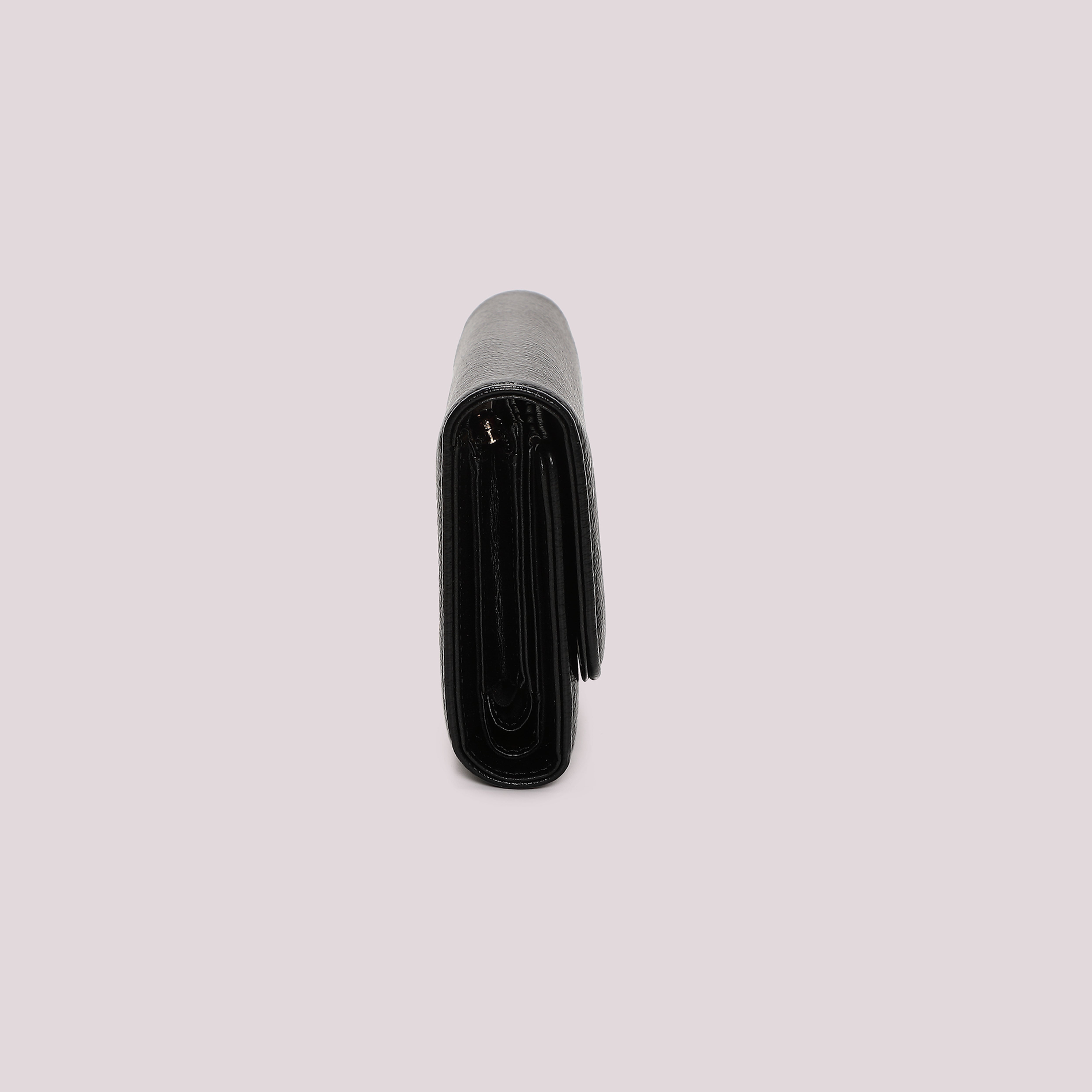 Mimi Mua Basic con Patta Portafoglio Medio Nero