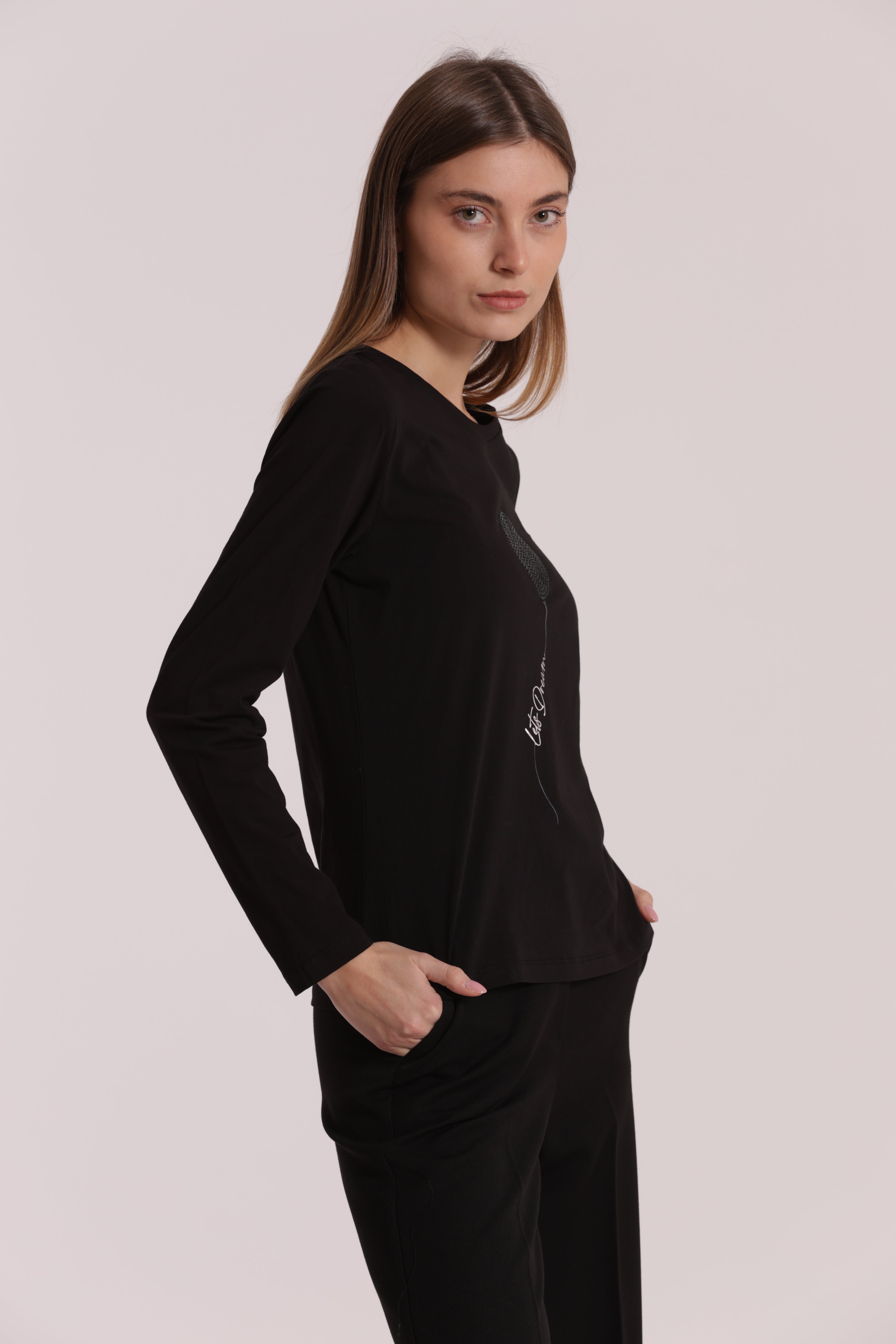 Mimi Mua T-Shirt Let's Dream Bianco Cotone