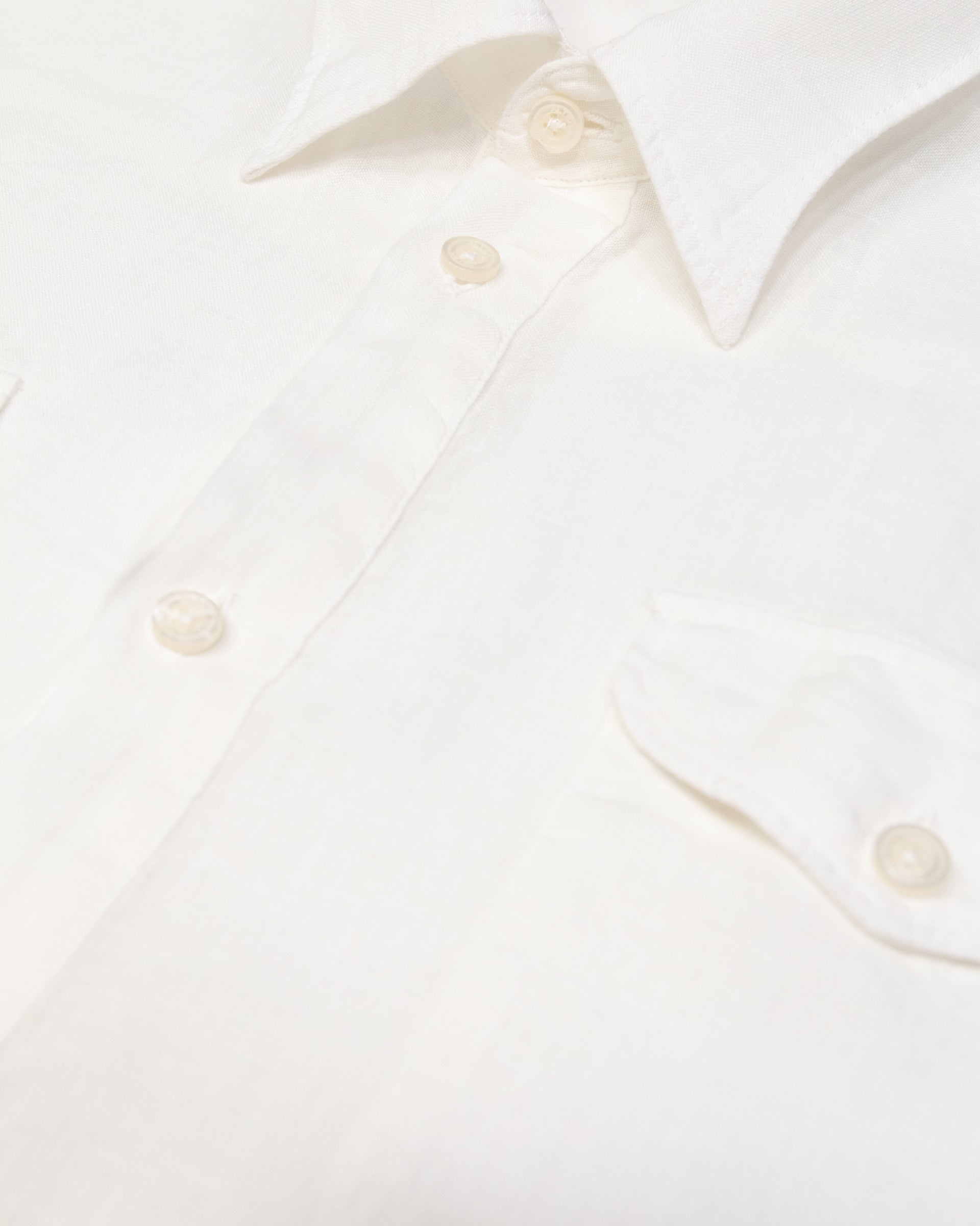 Altea Dallas camicia lino bianco over