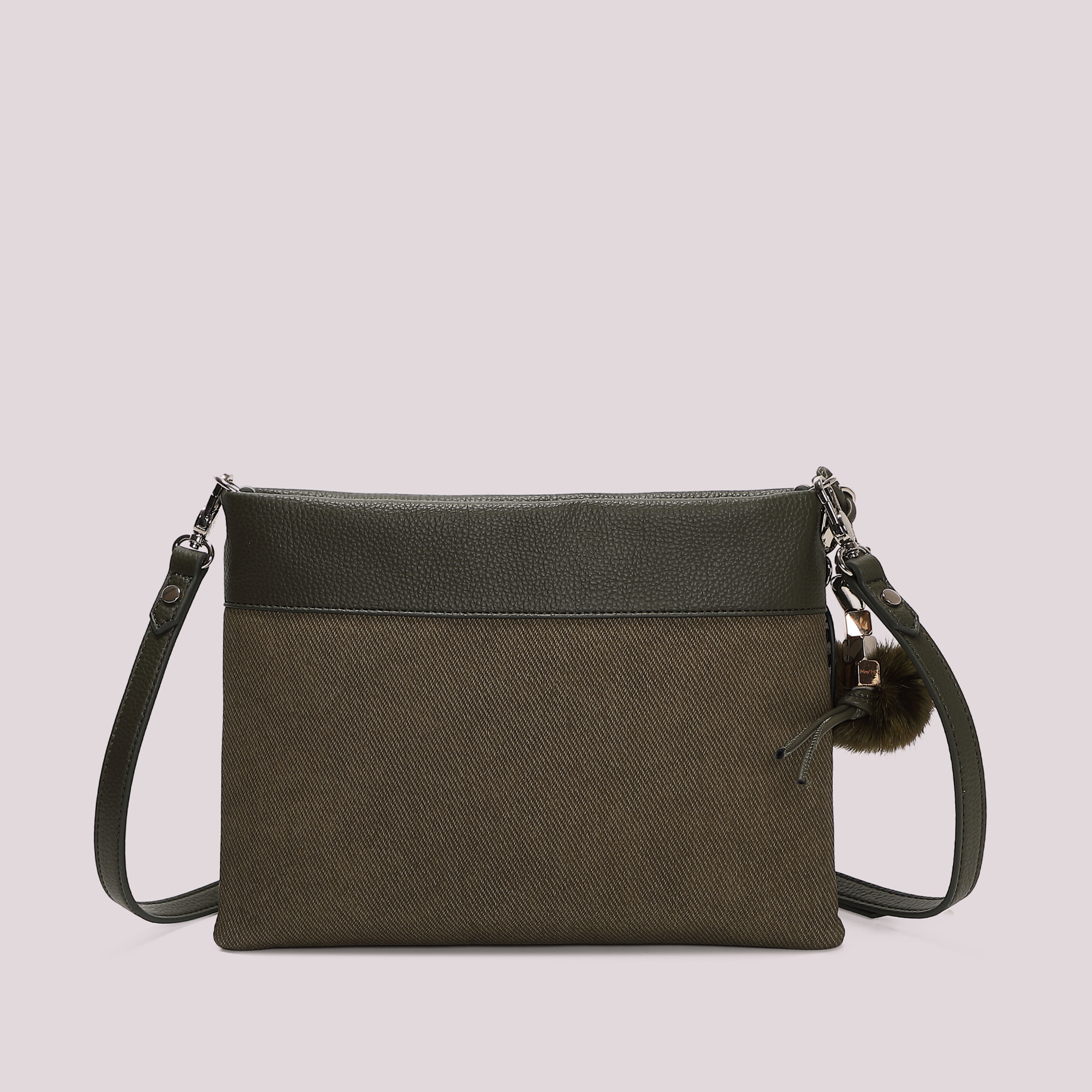 Mimi Mua Borsa Busta Charm Cuore Nero