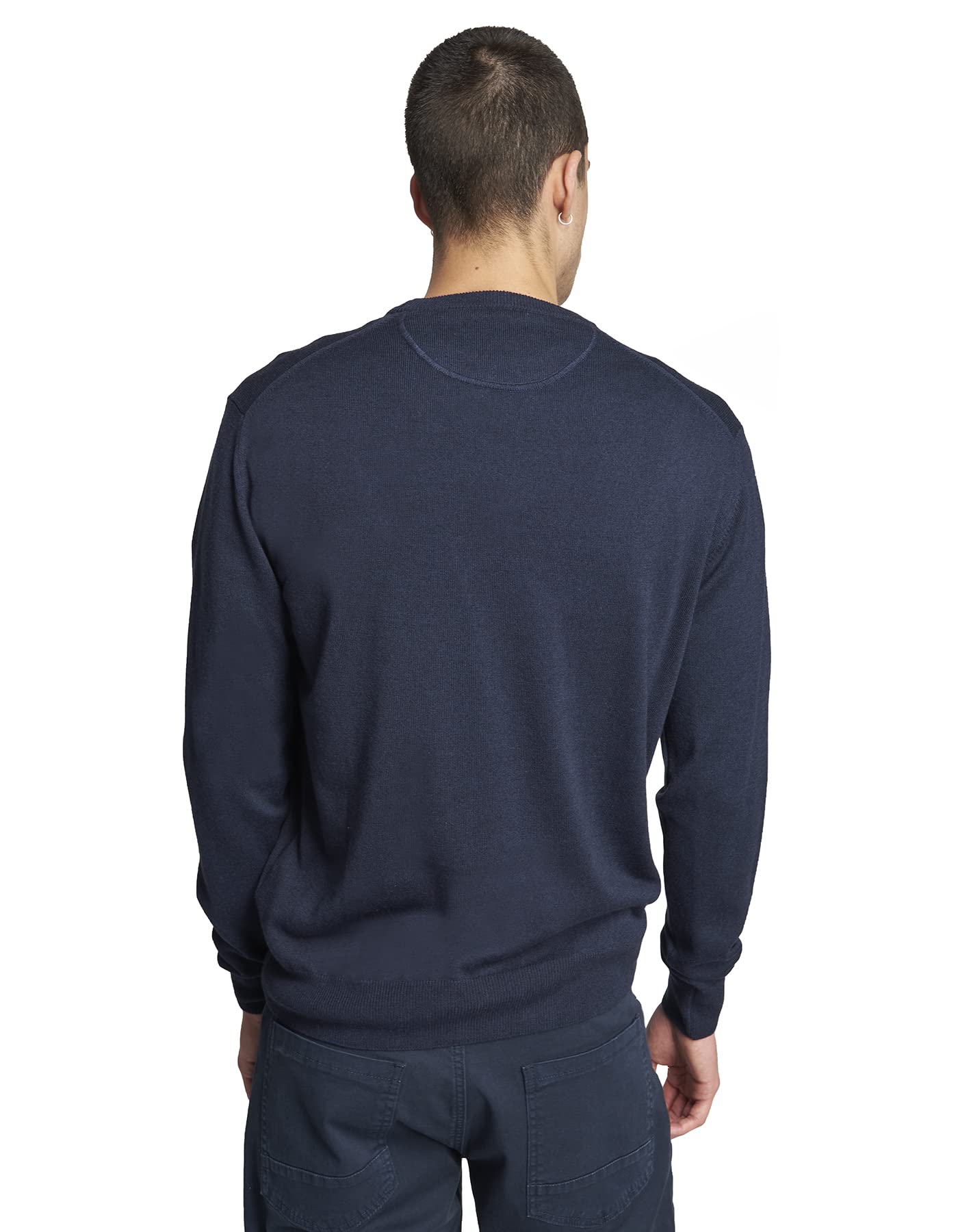 La Martina Rafael Maglione Uomo Blu 4XL in Cotone Misto Lana