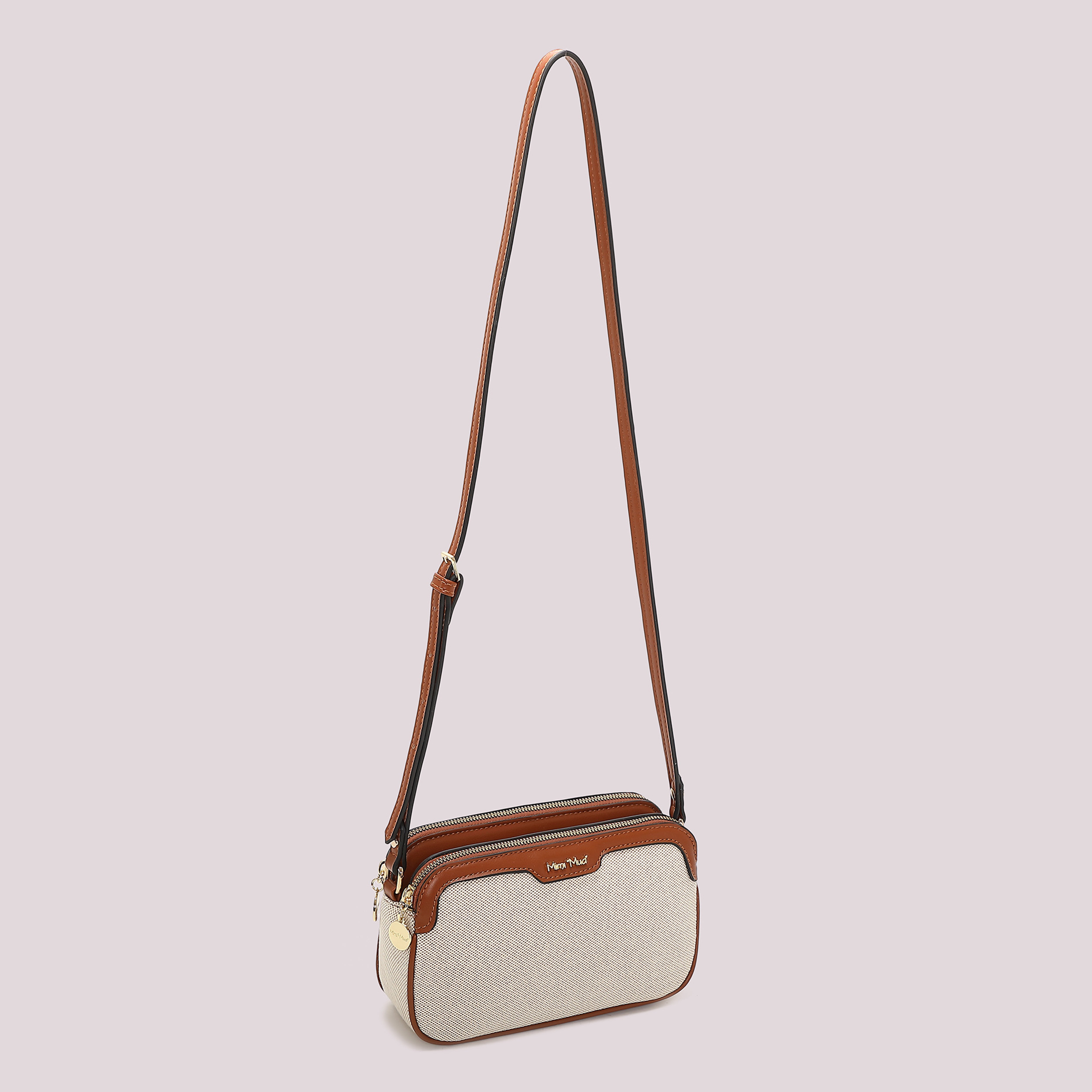 Mimi Mua Canvas Borsa a Tracolla Nero