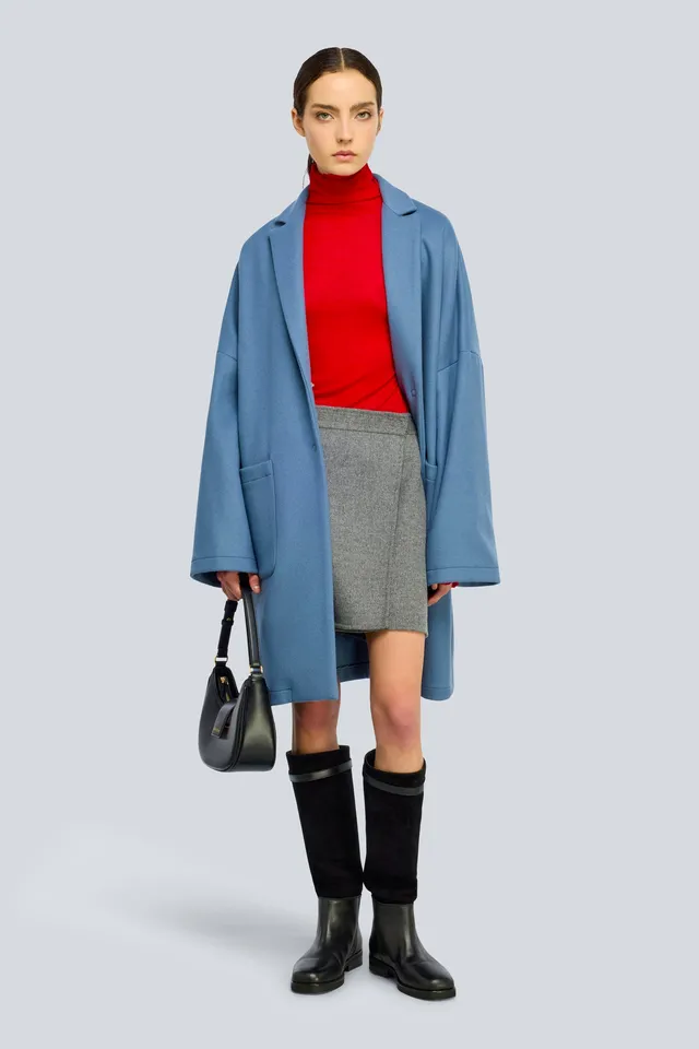 Semicouture Sigmund Cappotto Over Avio