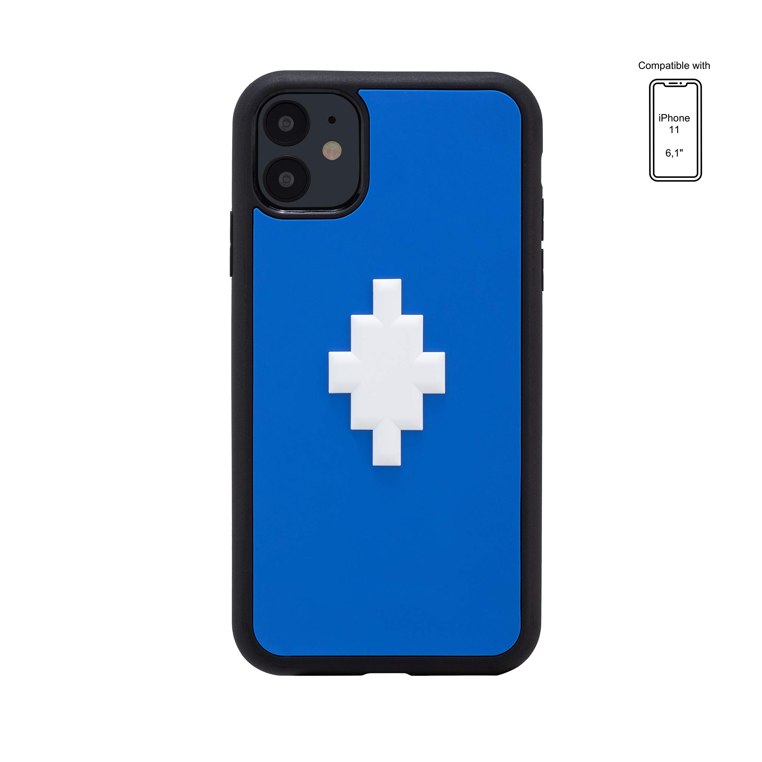 Marcelo Burlon cover iPhone 11 semiflessibile 3D Cross antiurto