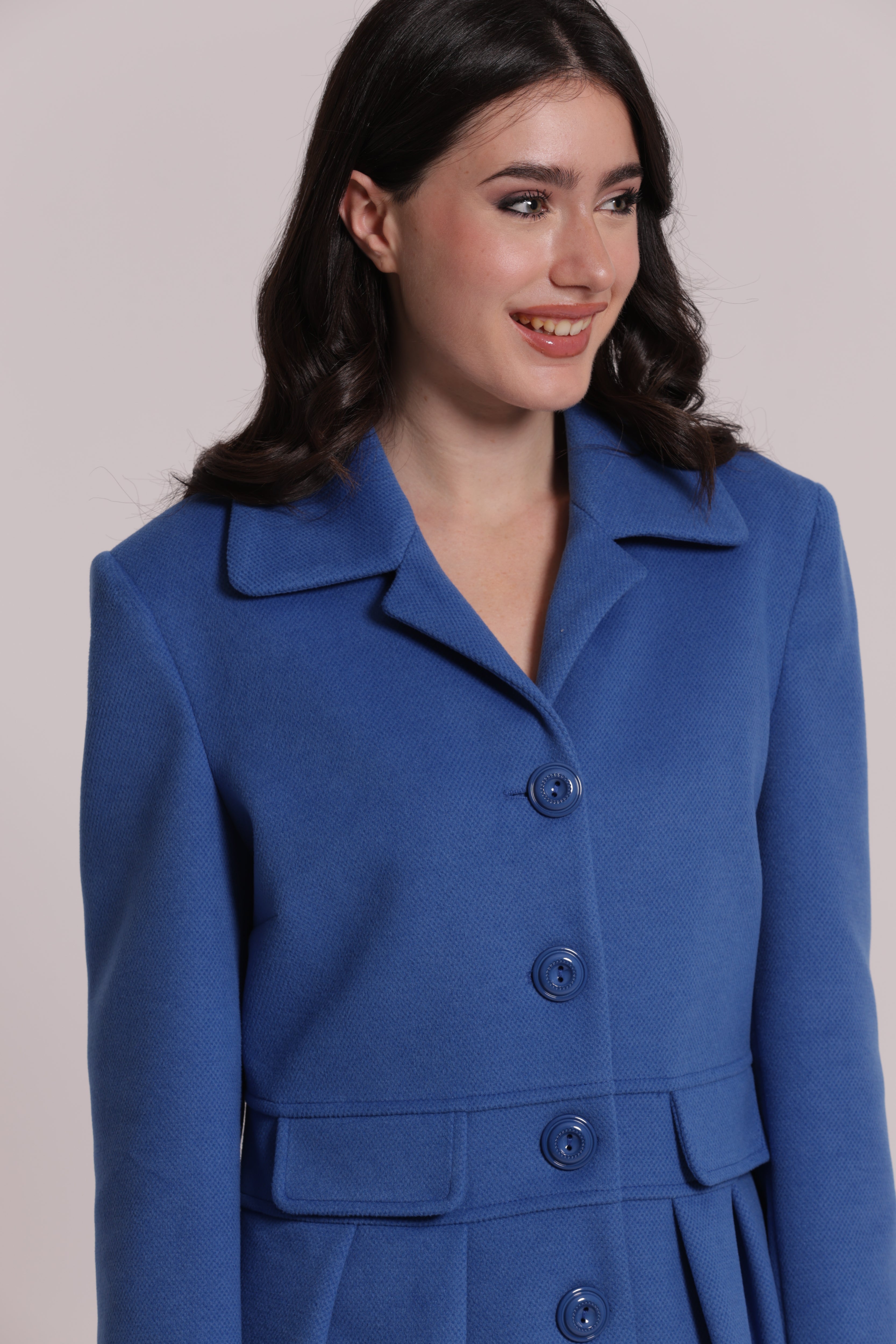Mimi Mua Baronetto Pincès cappotto nero sartoriale