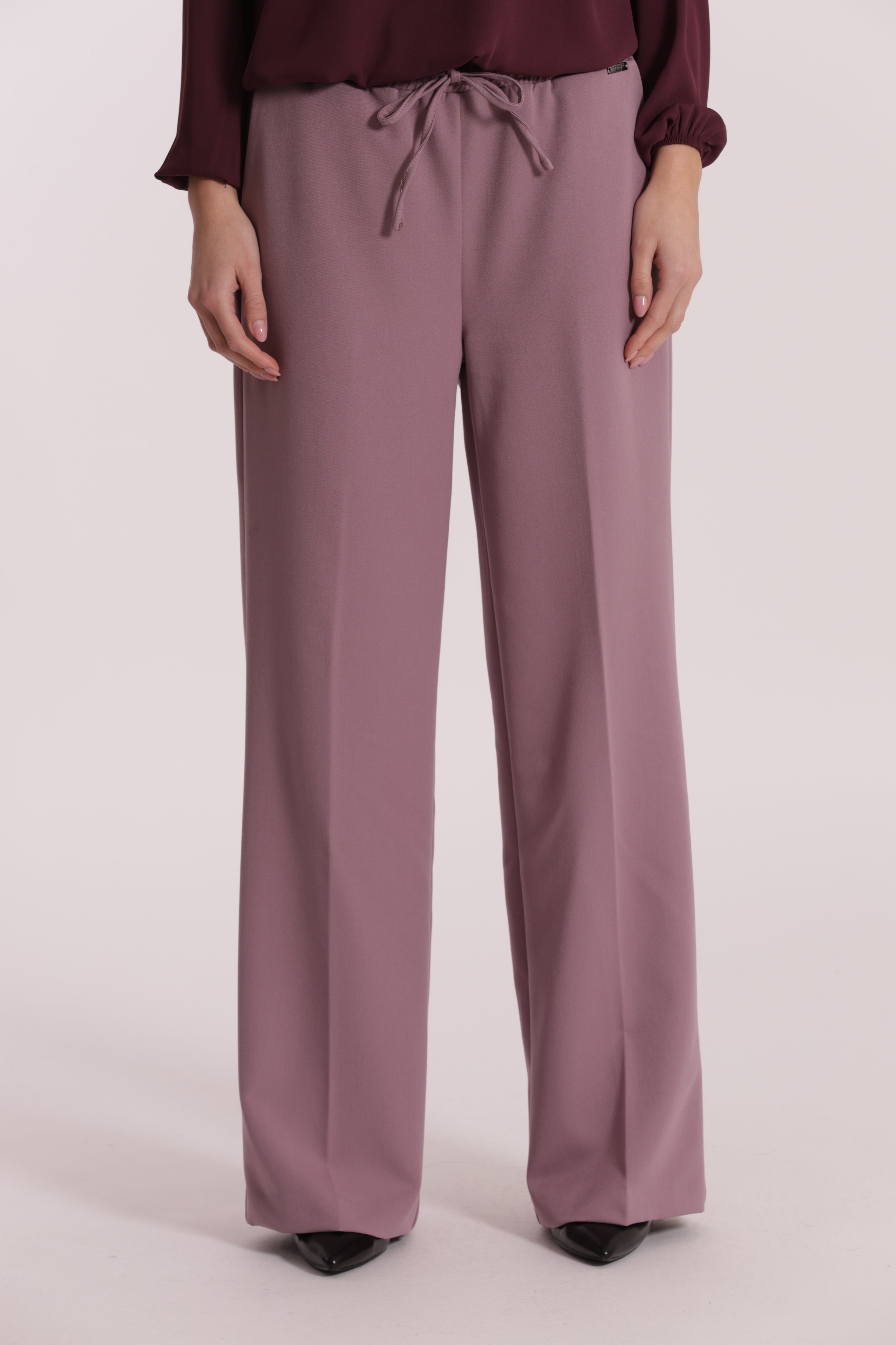 Mimi Mua Jogger Palazzo Pantaloni Nero