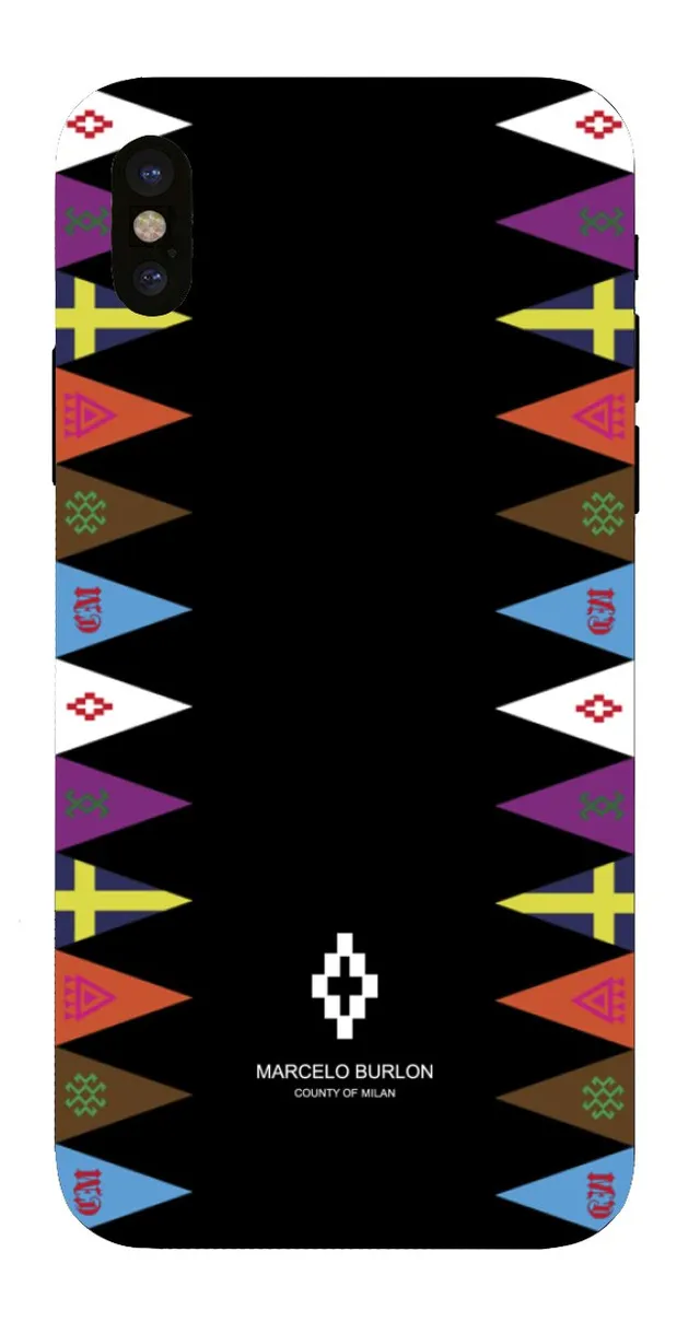 Marcelo Burlon County of Milan Flags Side cover iPhone X slim