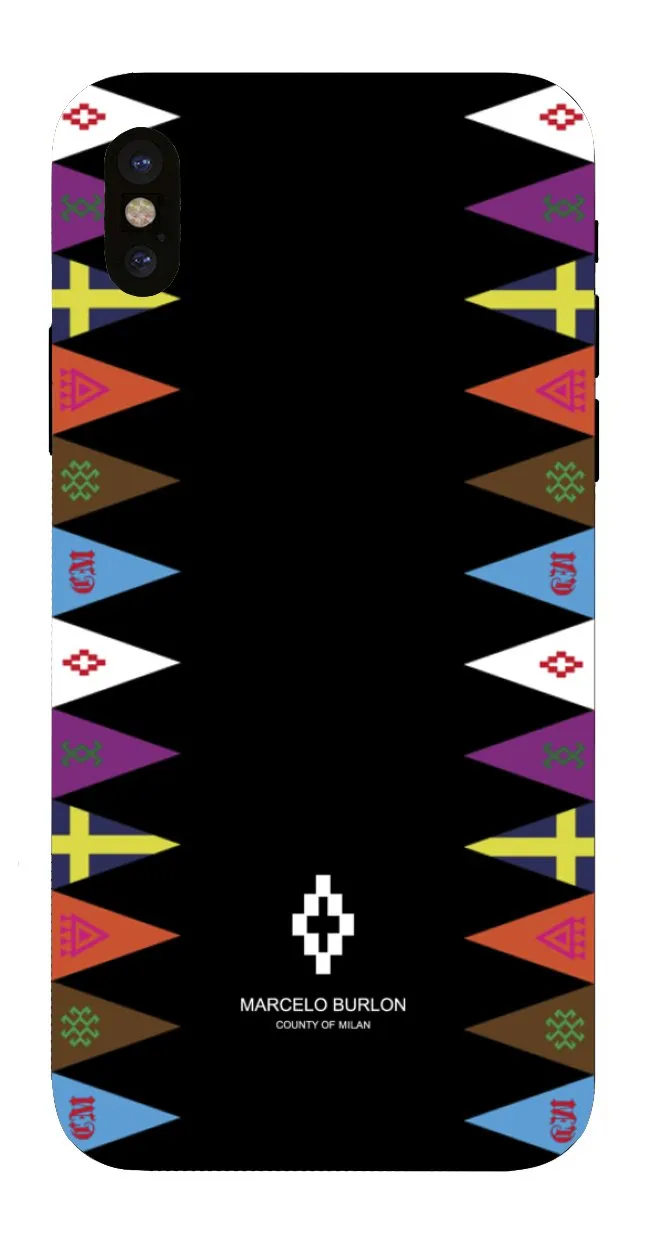 Marcelo Burlon County of Milan Flags Side cover iPhone X slim