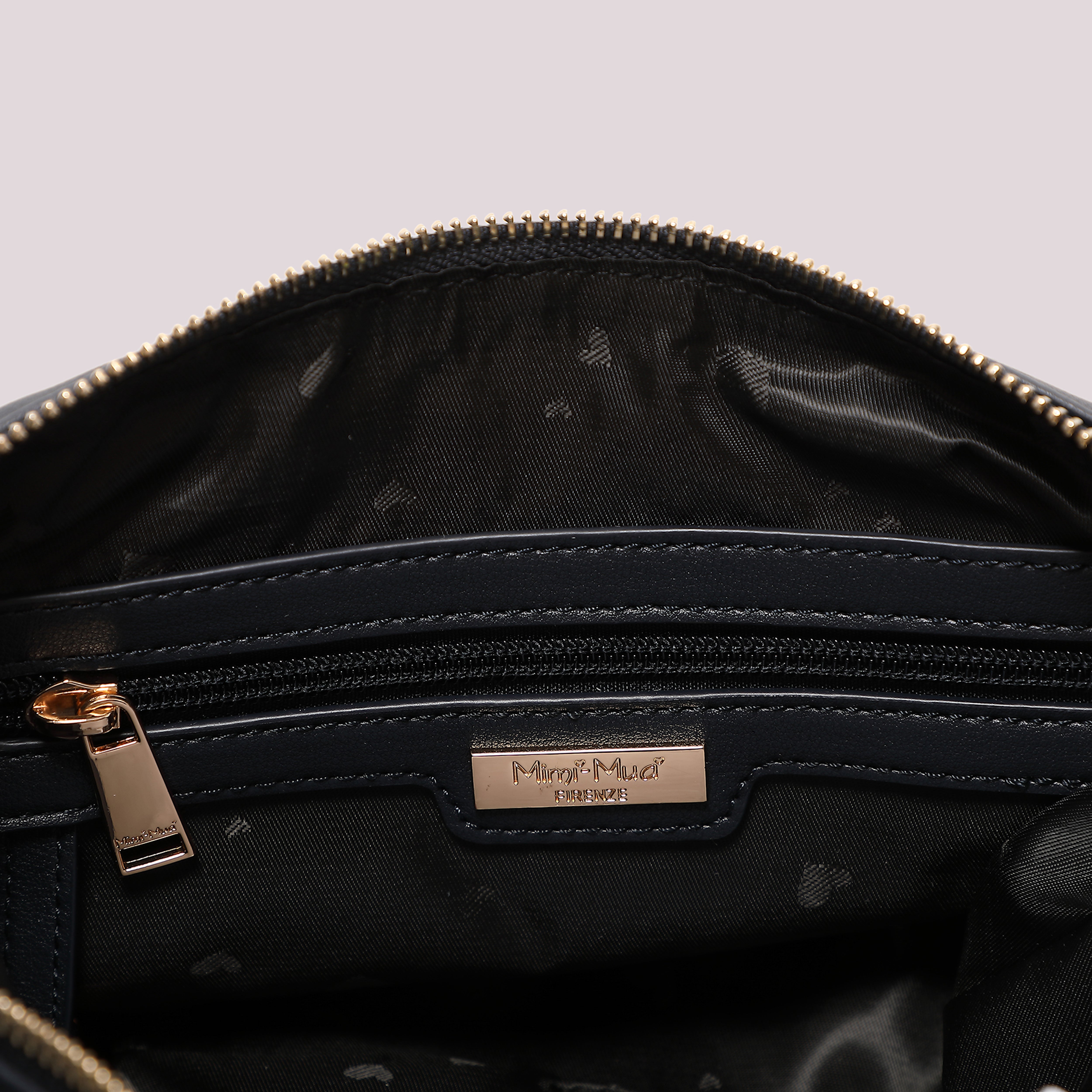 Mimi Mua Morbida Trapuntata Borsa a Spalla Nero