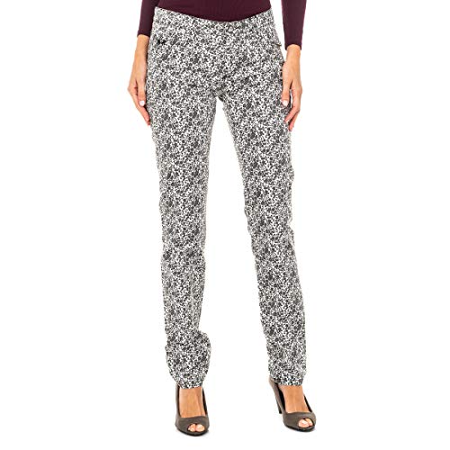La Martina LWT004 pantaloni donna lunghi fantasia floreale