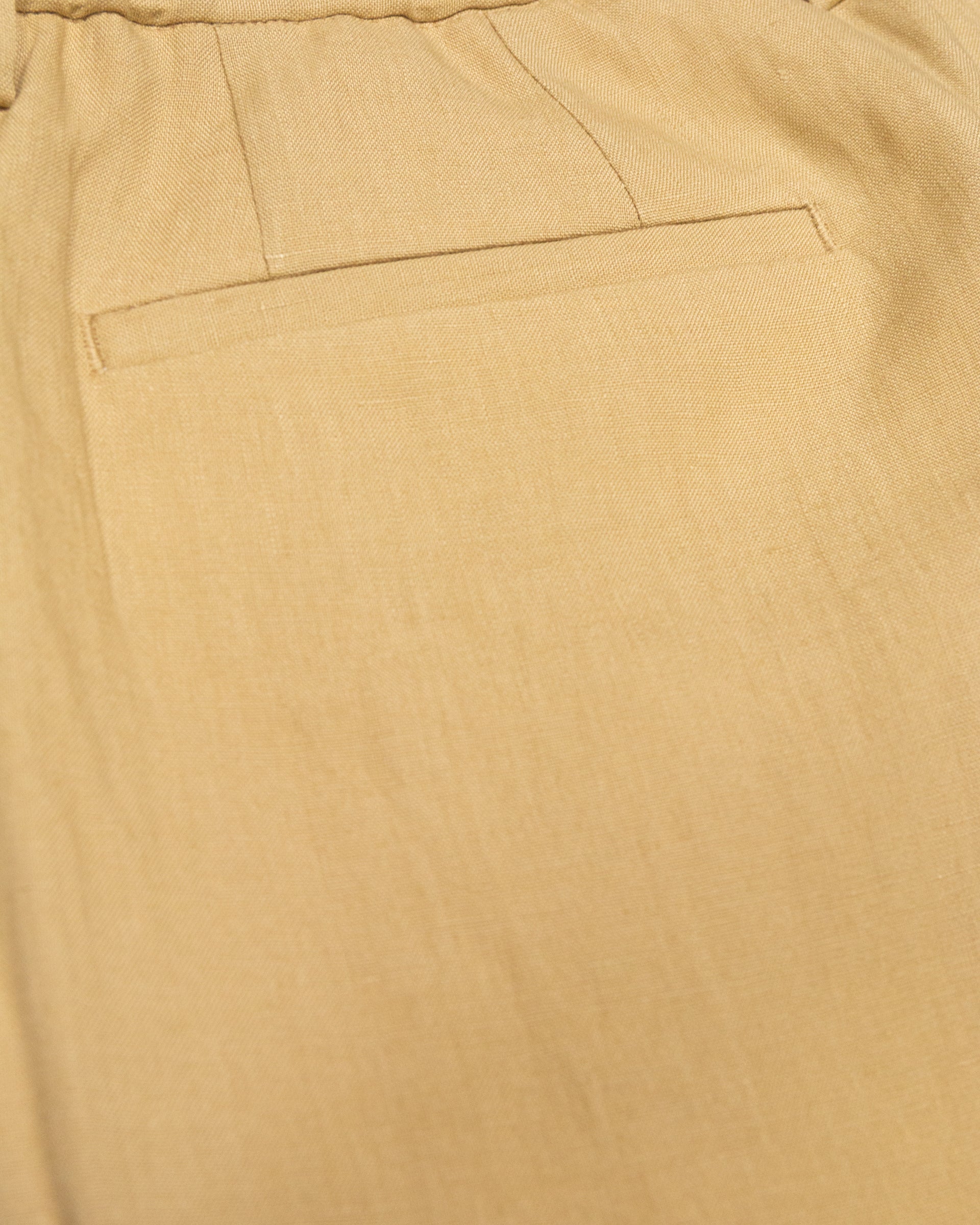 Altea Ronny pantalone chino lino beige con pinces