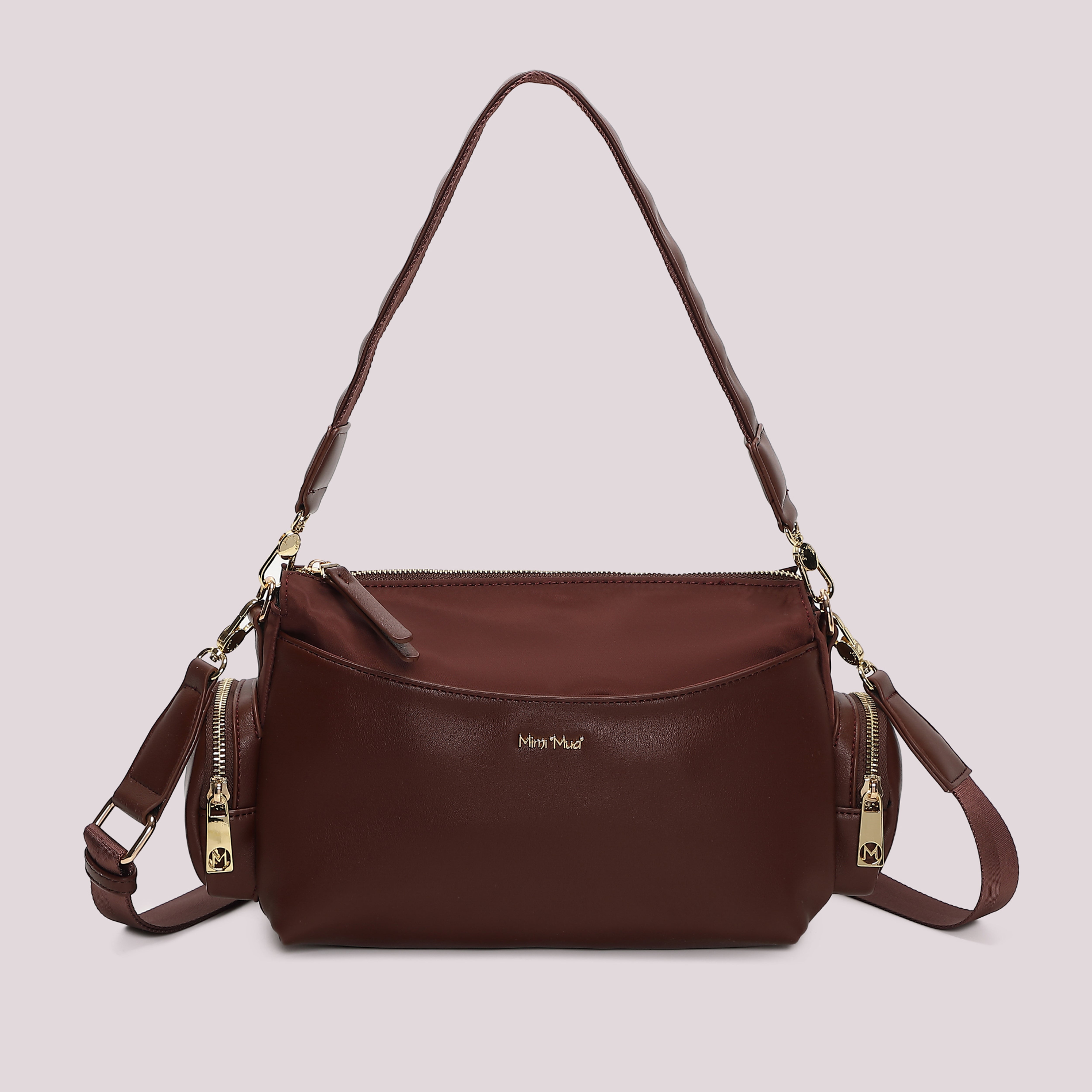 Mimi Mua Borsa a Tracolla in Nylon Nera