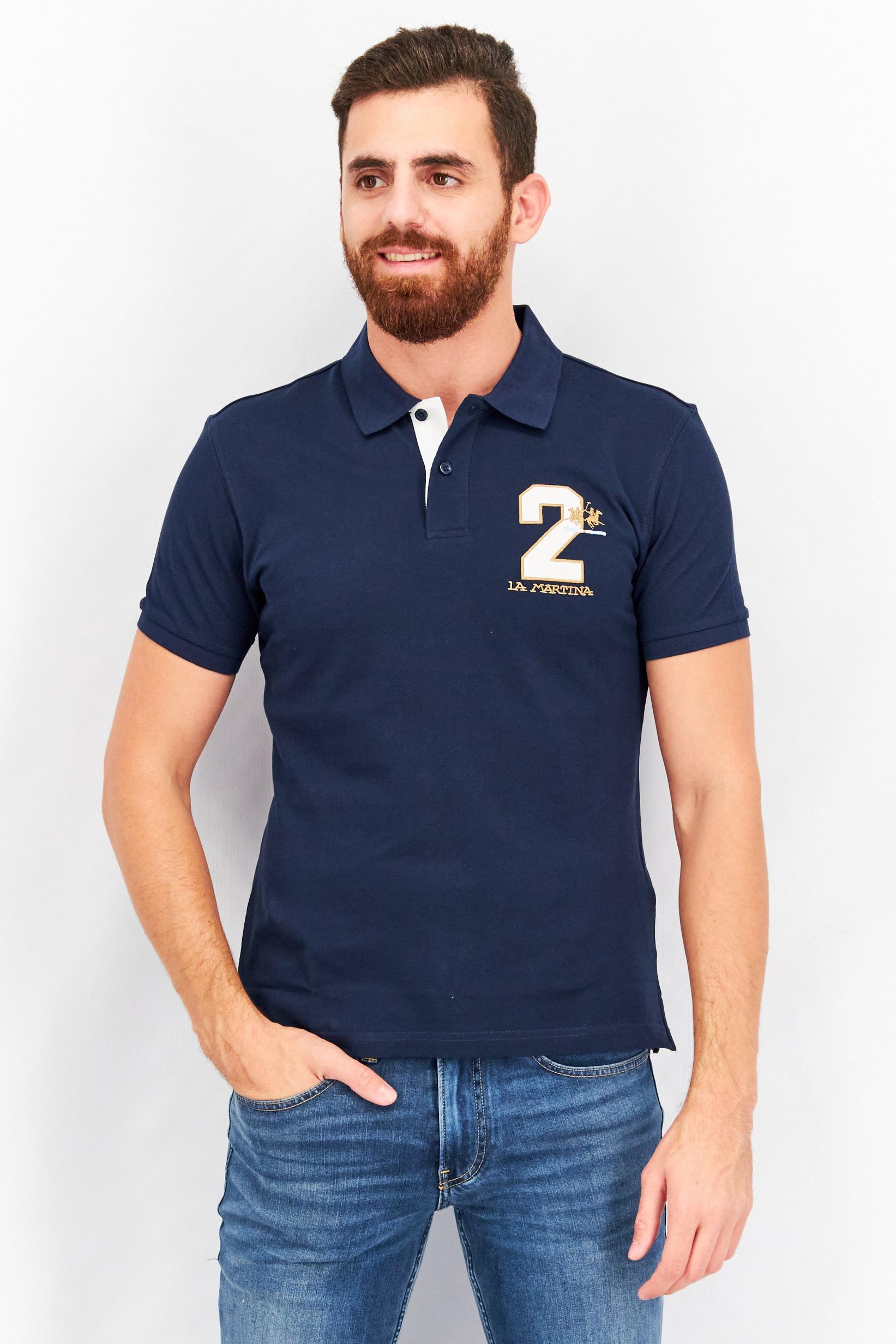 La Martina XMP610 PK031 Polo uomo 100% cotone