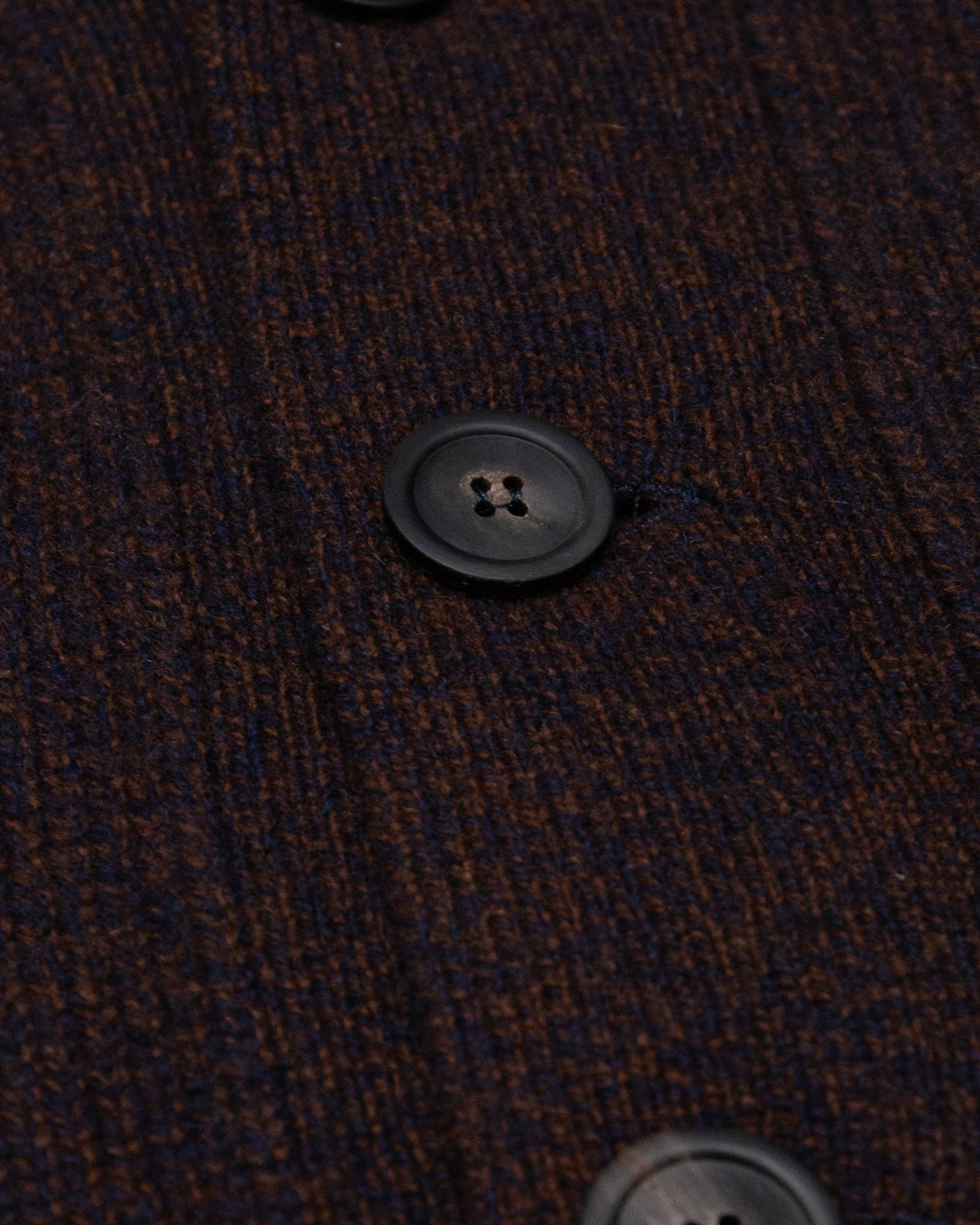 Altea cardigan collo a scialle marrone in lana e cashmere