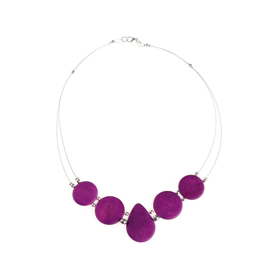 On Earth Cooperative Collection Nema collana viola 50 cm