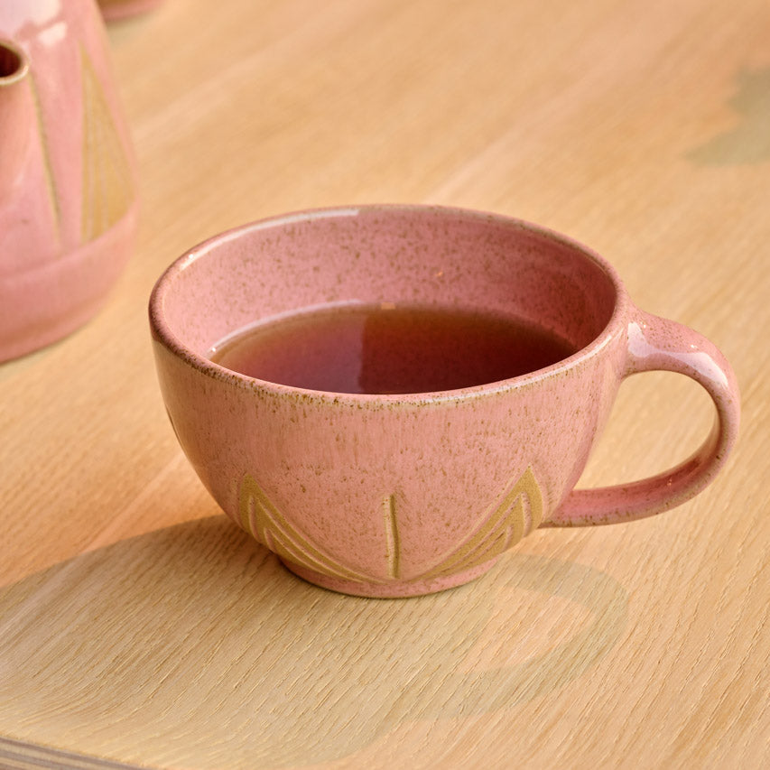 On Earth Cooperative Collection Himalaya tazza gres rosa Thimi