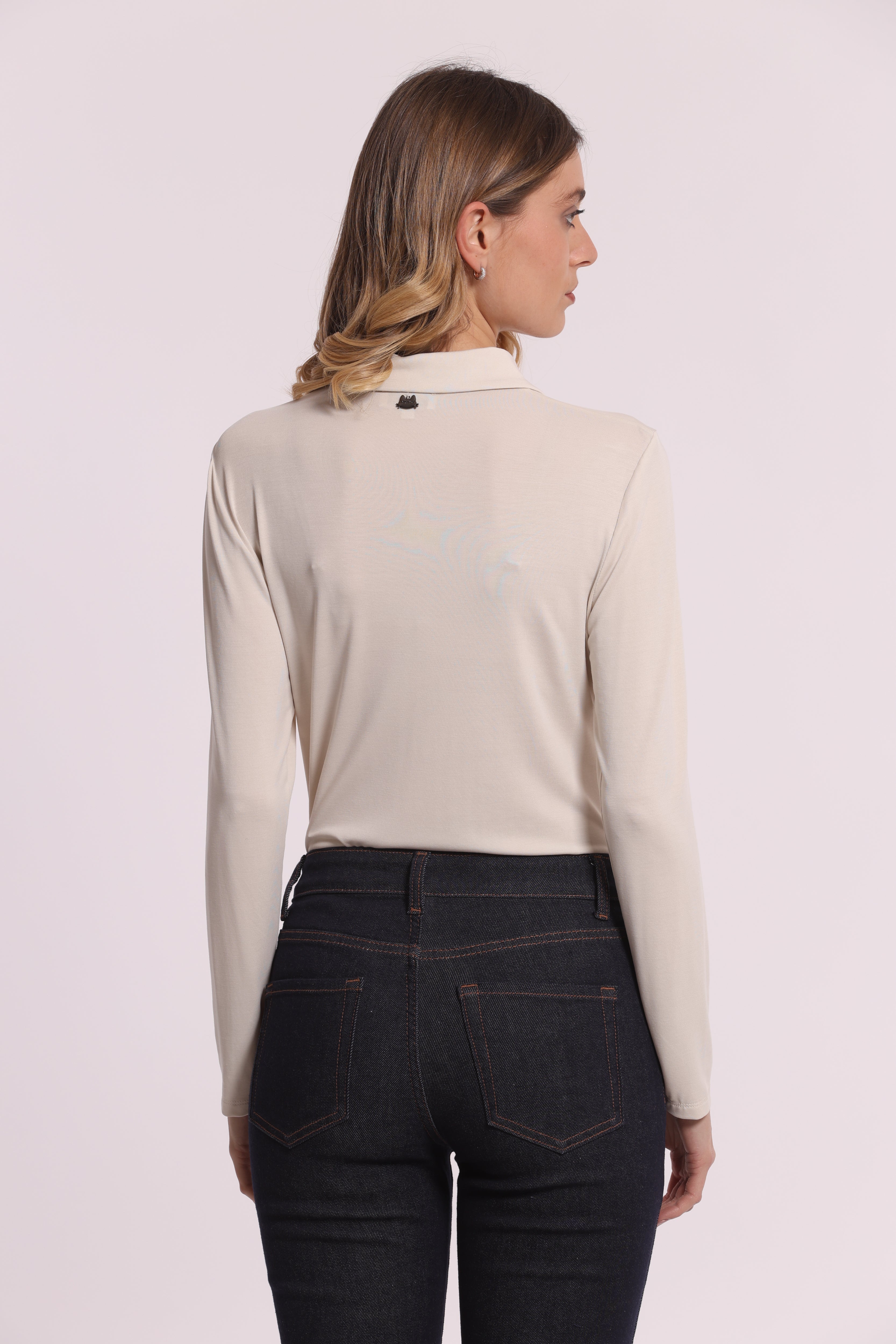 Mimi Mua Body Camicia Viscosa Nero S camicia elasticizzata