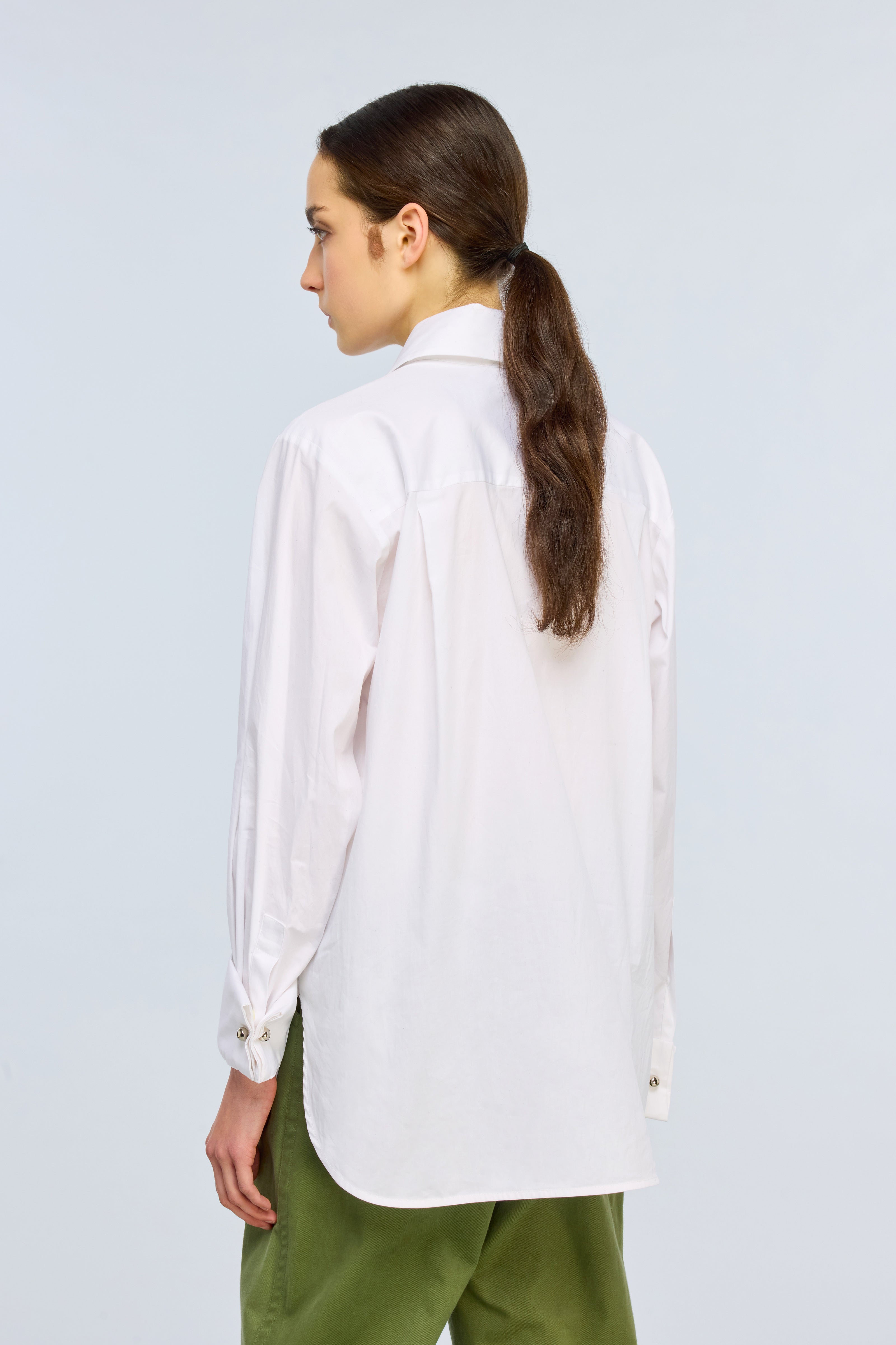 Semicouture Gracie camicia popeline bianco