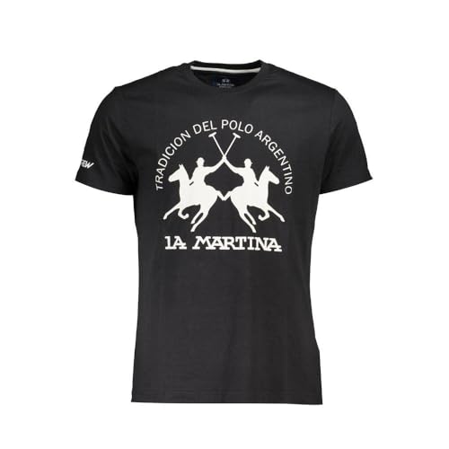 La Martina t-shirt uomo nera XL girocollo cotone