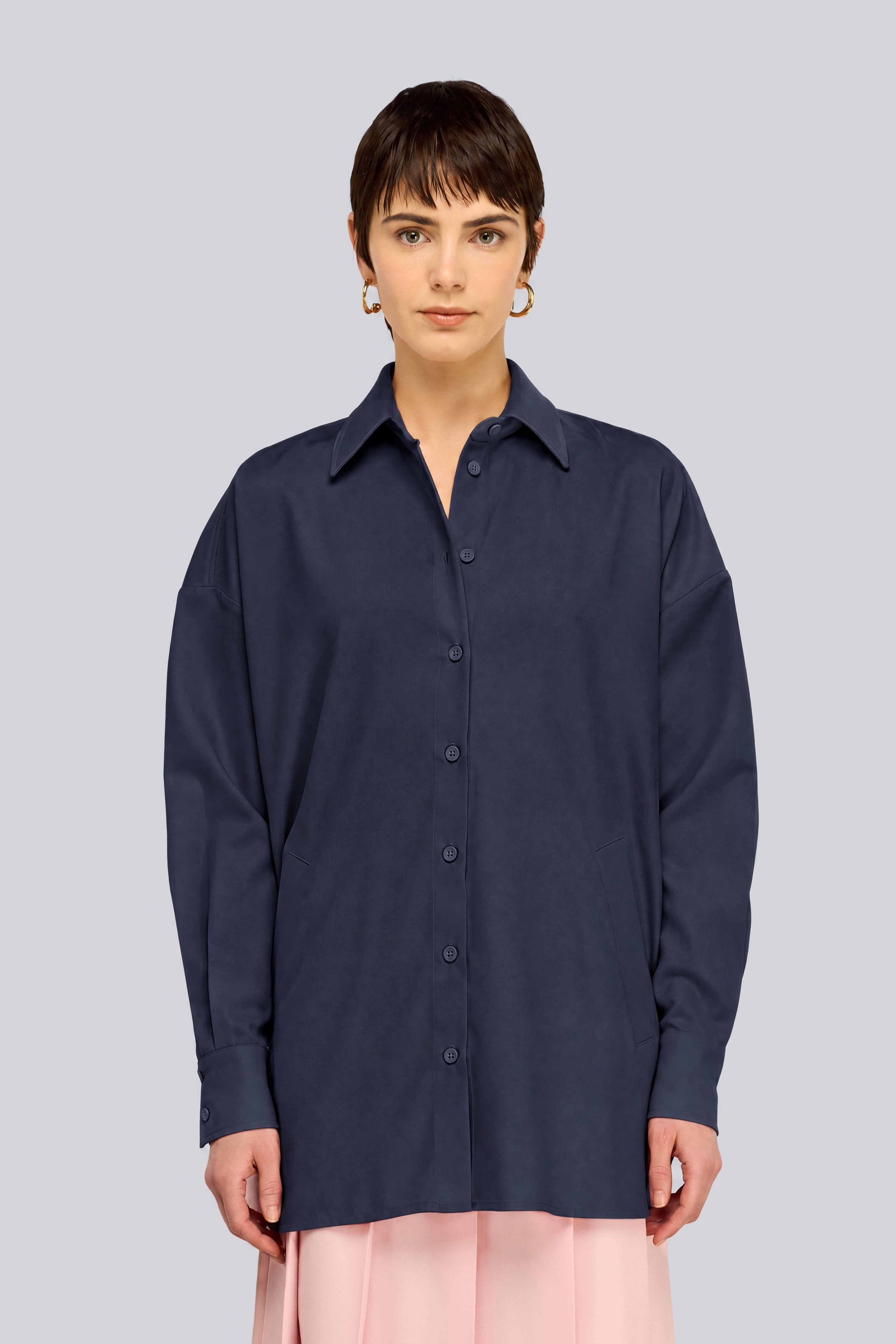 Semicouture Tilly Camicia Flanella Quarzo Over